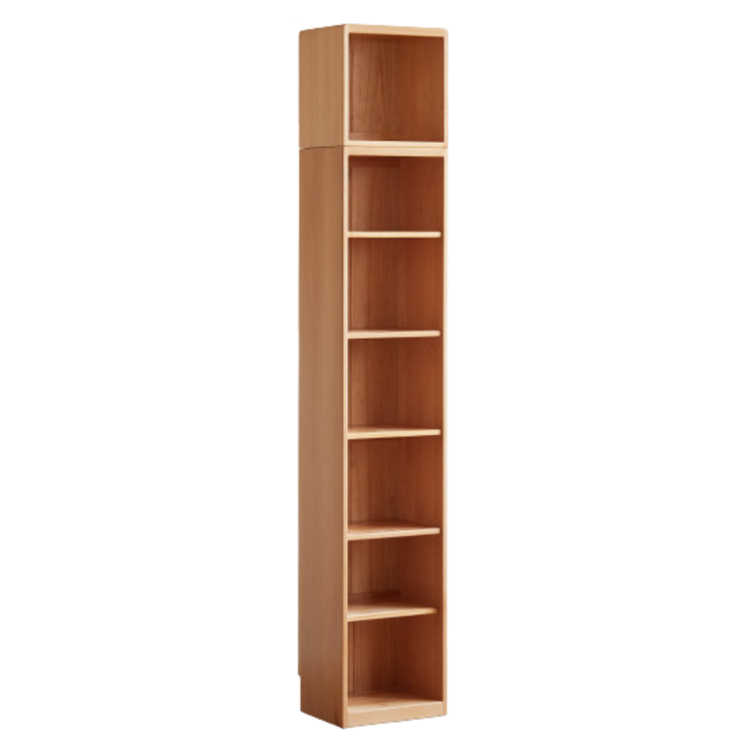 Beech Solid Wood Bookcase Combination Cabinet