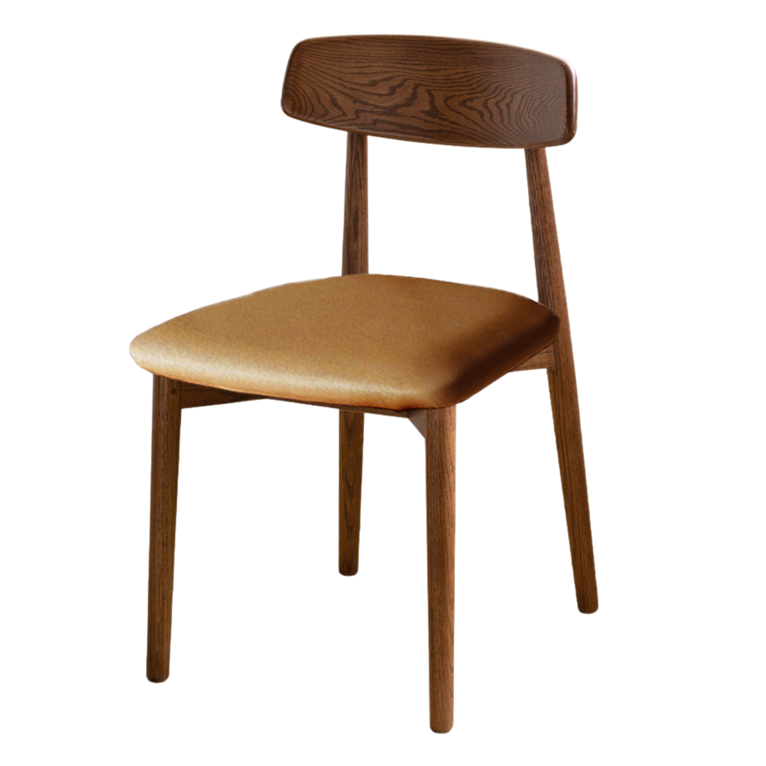4 pcs set Black Walnut, Ash, Oak, Beech, Cherry Solid Wood Simple Modern-Dining Chair
