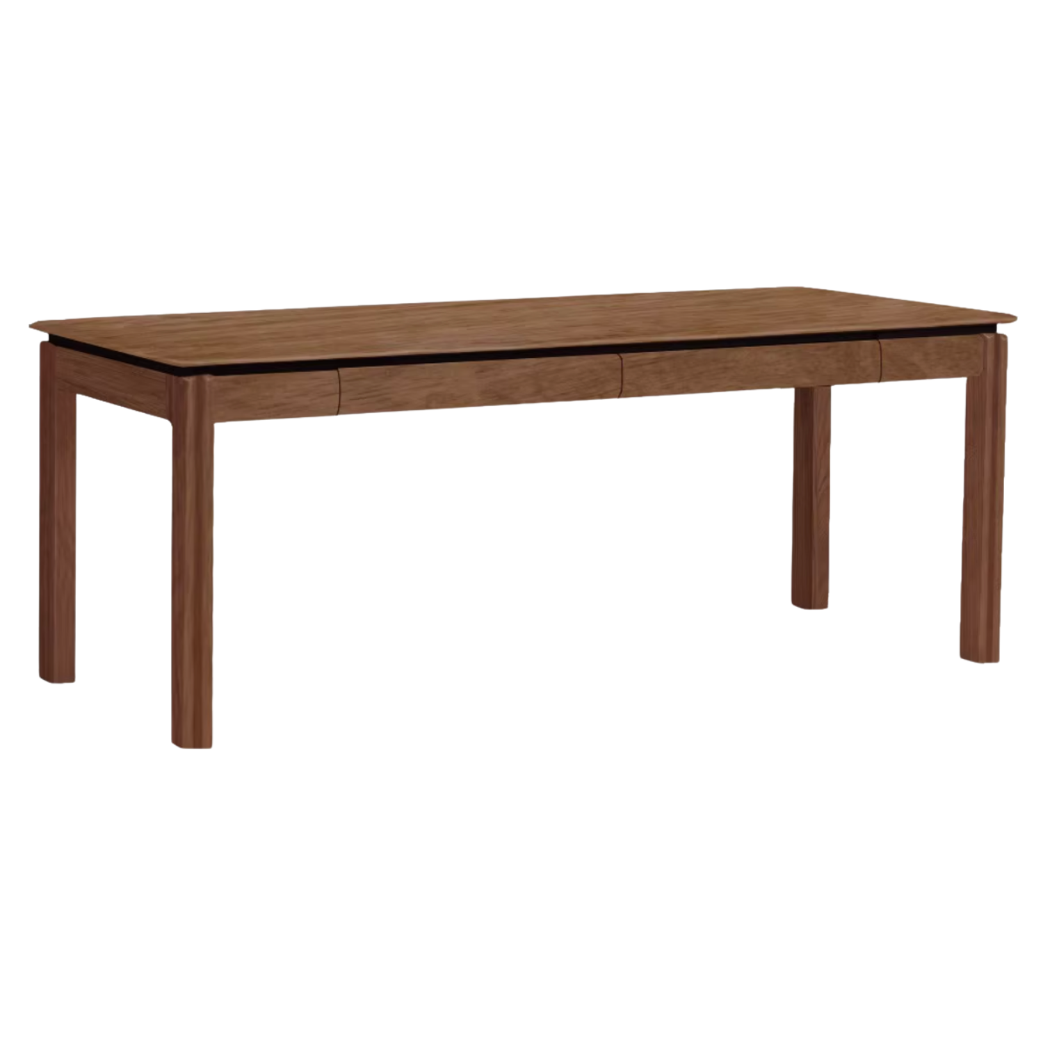 Black Walnut, Sandalwood Solid Wood Modern Large Office Table