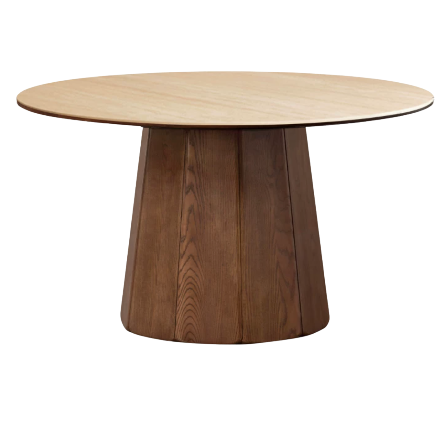 Ash, Black Walnut Solid Wood Modern Large Dining Table