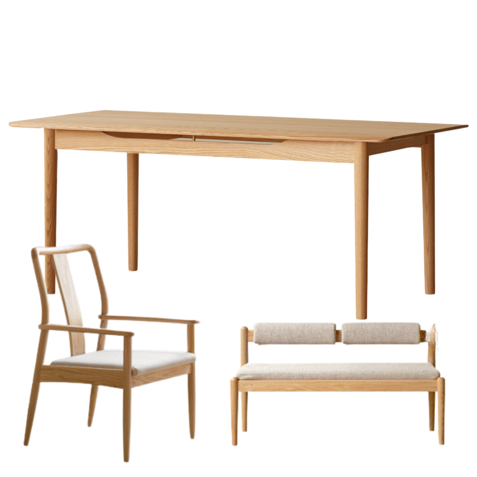 Oak Solid Wood Modern Tea Table