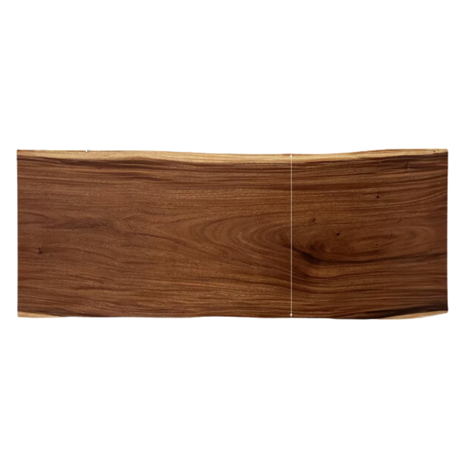 Black Walnut Solid Wood Natural Edge Large Top For Dining Table.