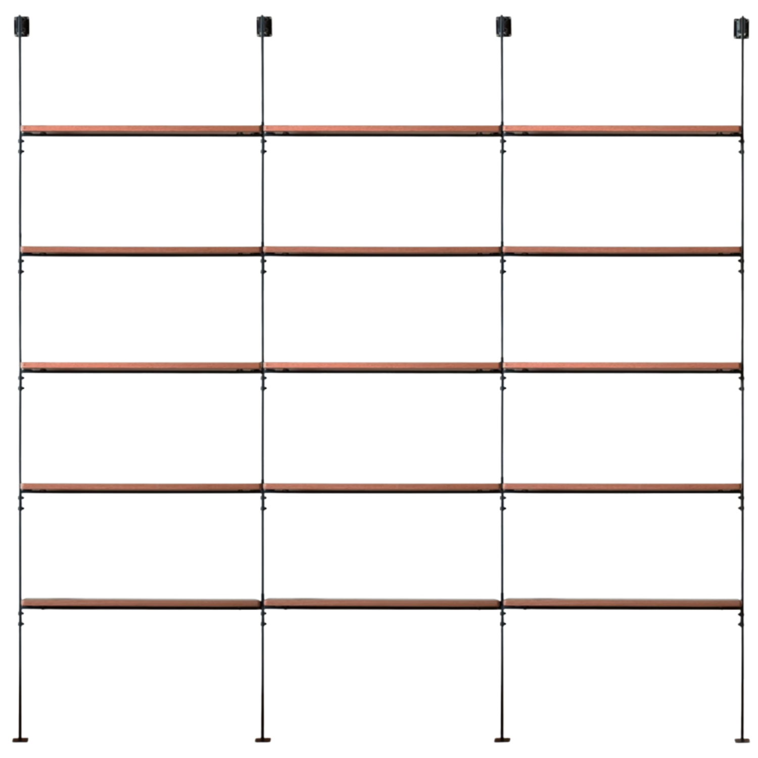 Oak, Poplar Solid Wood Industrial Style Multi-layer Storage Rack