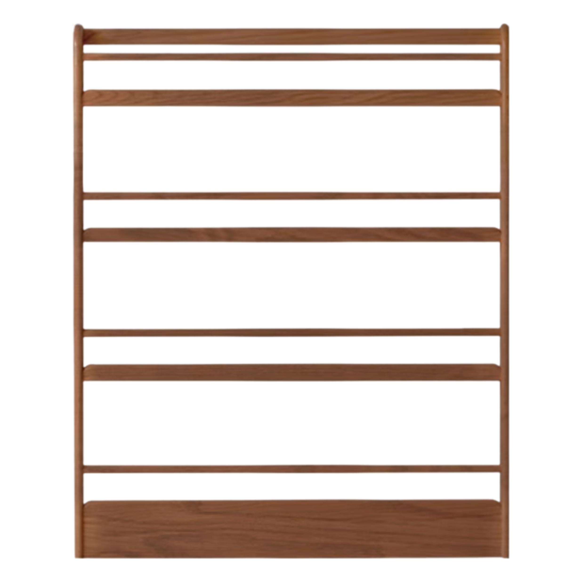 Oak, Beech Solid Wood Wall-mounted Ultra-thin Bookshelf