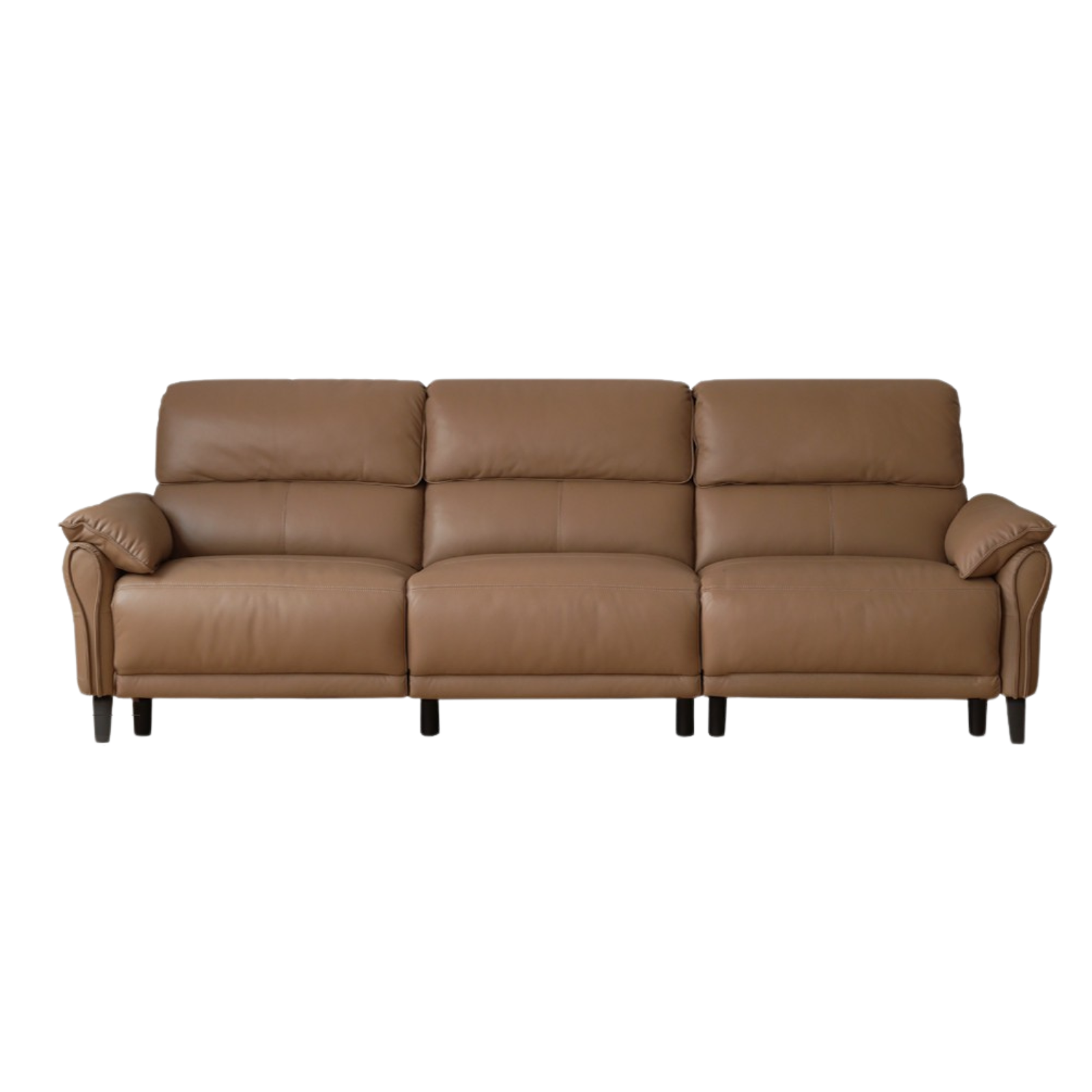 Leather Modern Simple Cowhide Down Sofa.