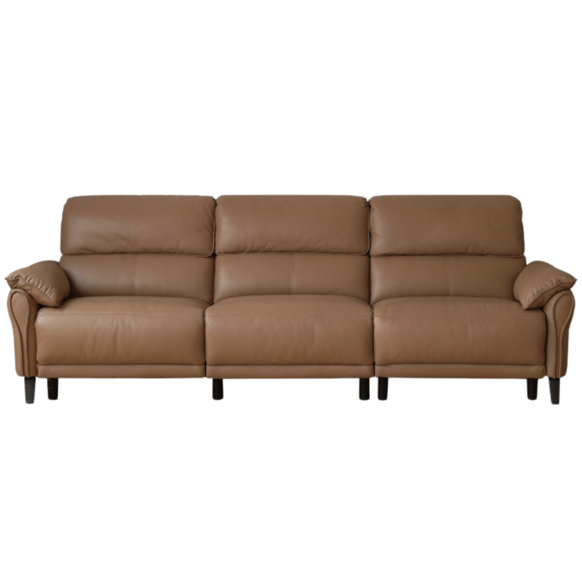 Genuine Leather Modern Zero Wall Power Reclining Sofa