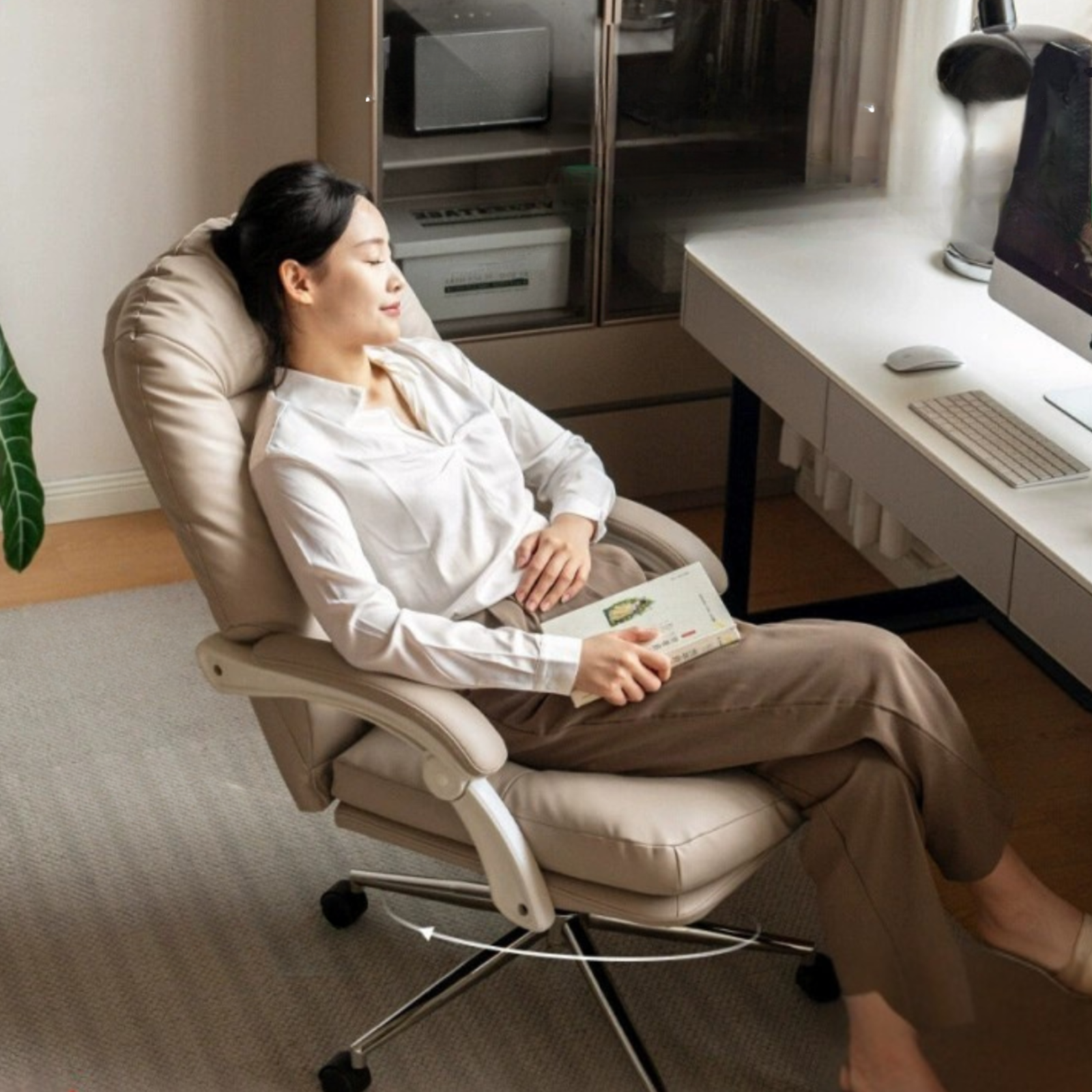 Study Office Chair Modern Simple Soft Package Chair Home High Back