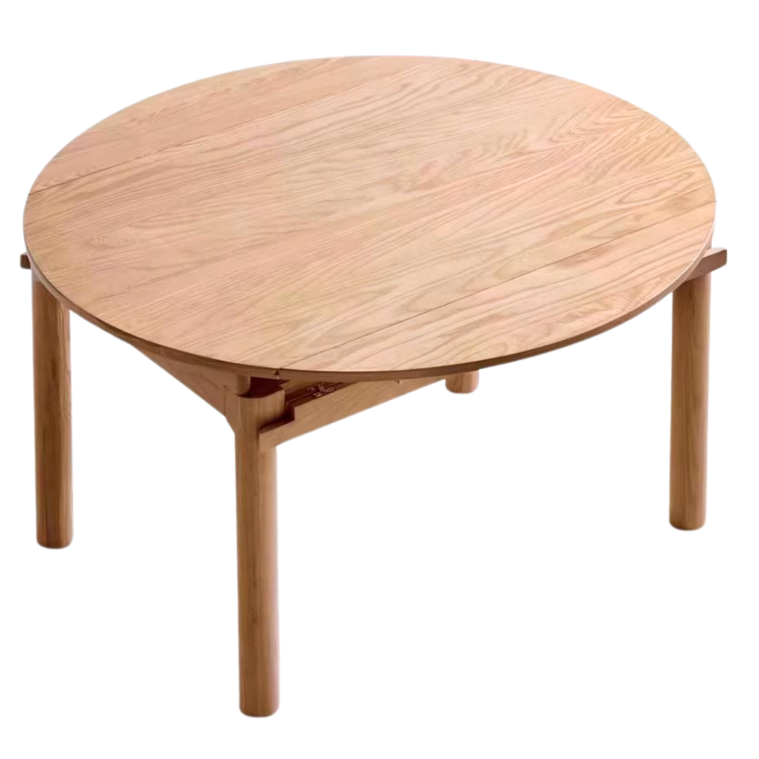 Ash, Cherry, Oak Solid Wood Folding Dining Table