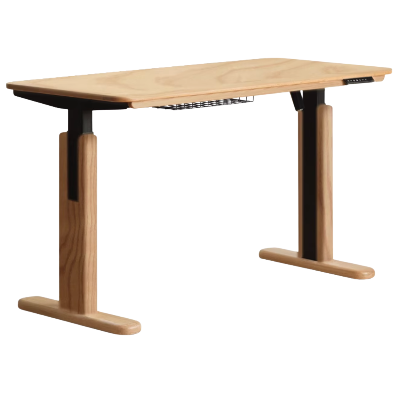 Oak, Ash Solid Wood Motor Electric Lift Table