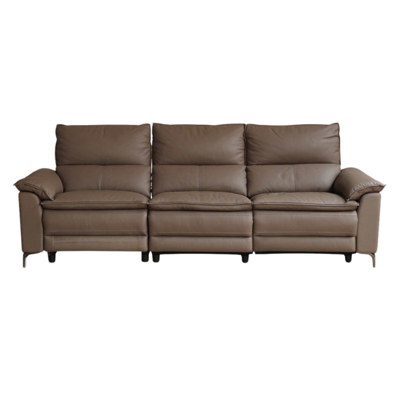 Leather Electric Dual-purpose Cowhide Sofa.