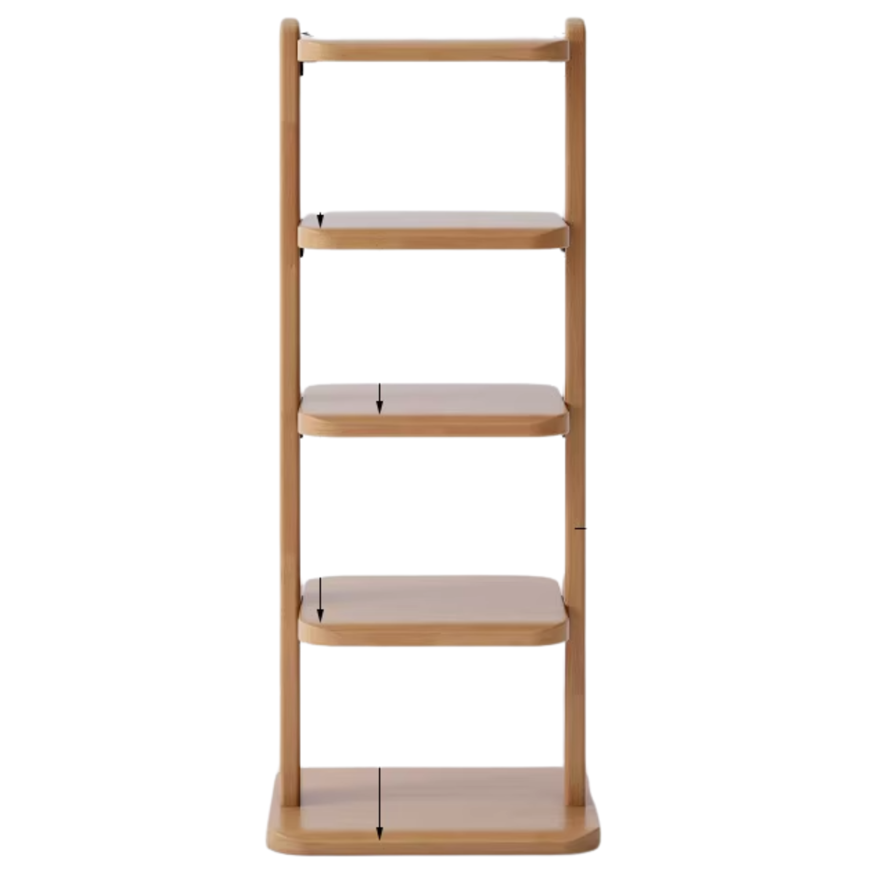 Rubberwood, Beech Solid Wood Narrow Shoe Rack
