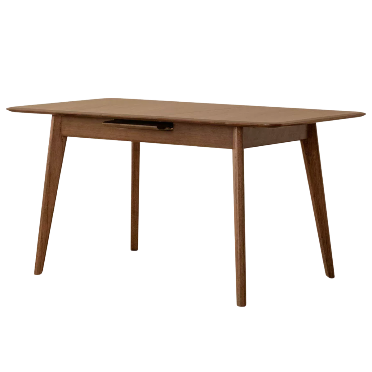 Black Walnut, Sandalwood, Ash Solid Wood Telescopic Retractable Dining Table