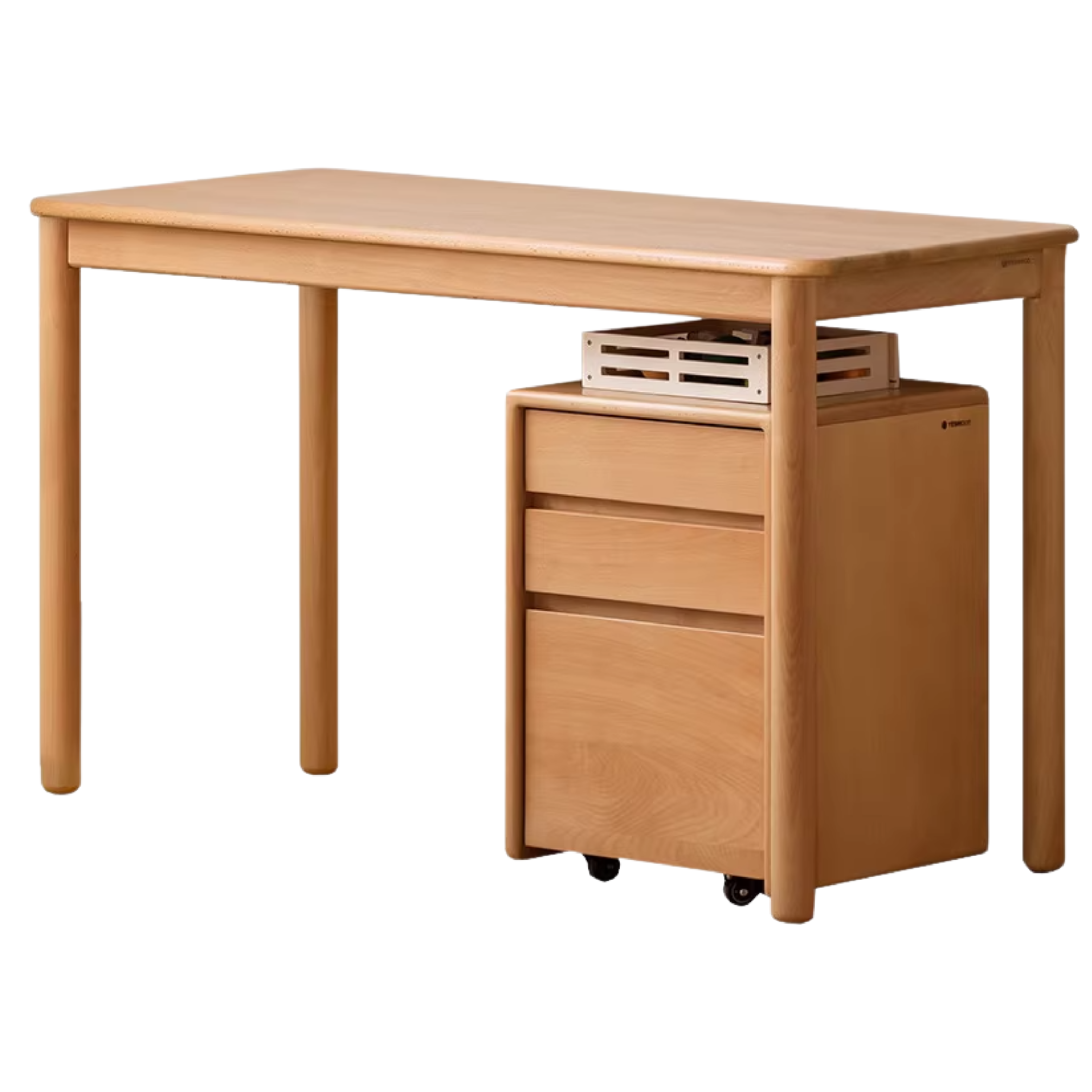 Beech Solid Wood Desk Children's Study Table