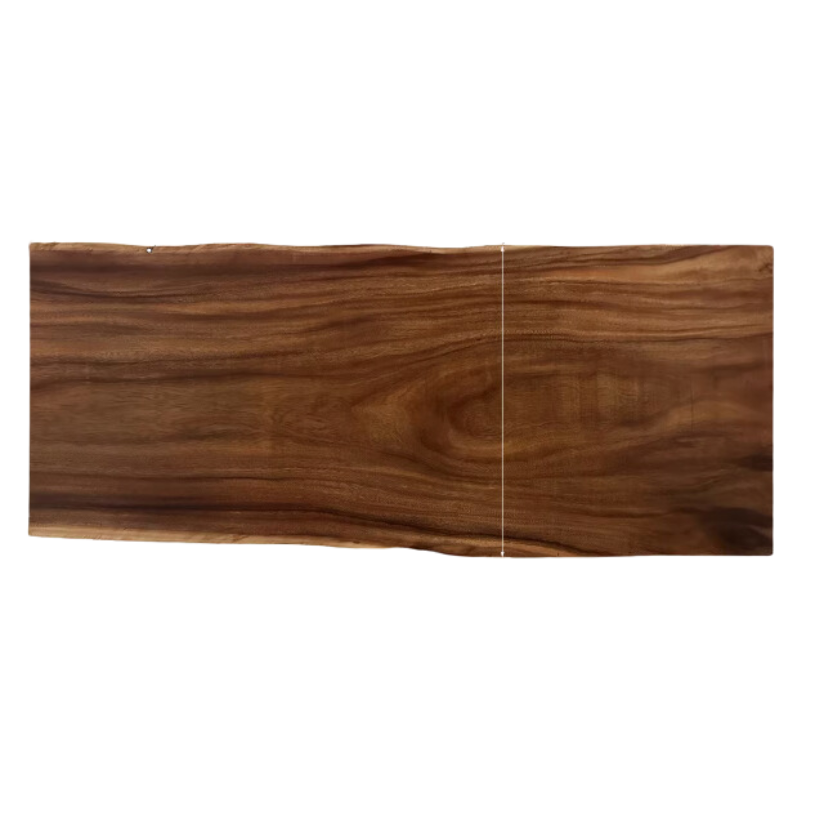 Black Walnut Solid Wood Natural Edge Large Top For Dining Table.
