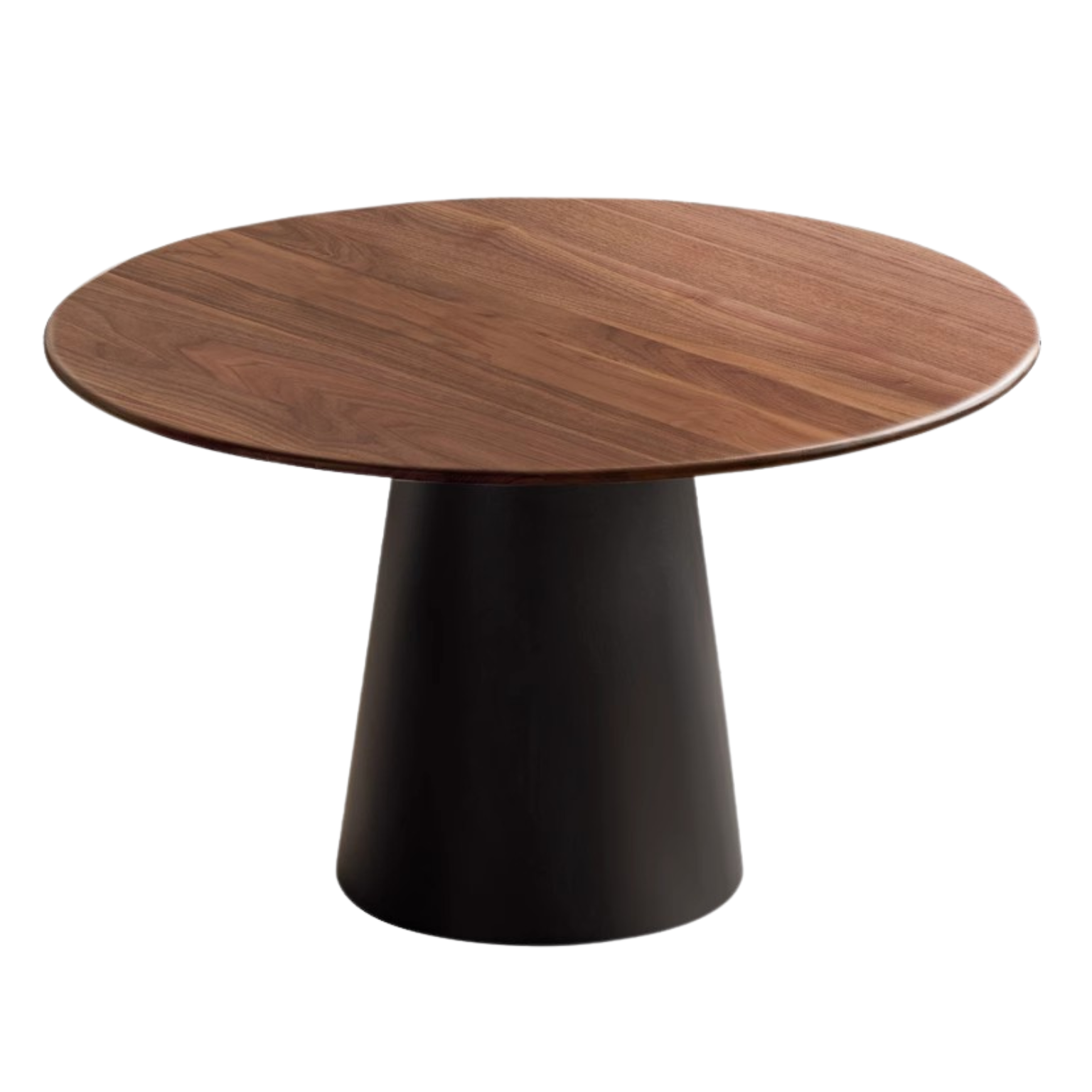 Black Walnut, Oak Solid Wood, Sandalwood Rock Slab Round Dining Table