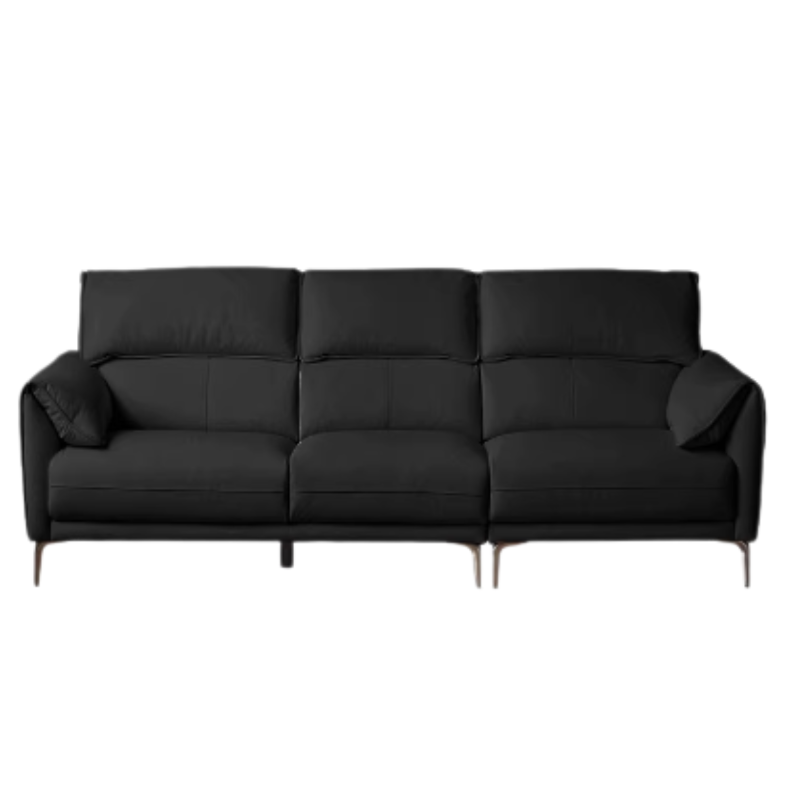 First Layer Cowhide Leather Goose Down Sofa.