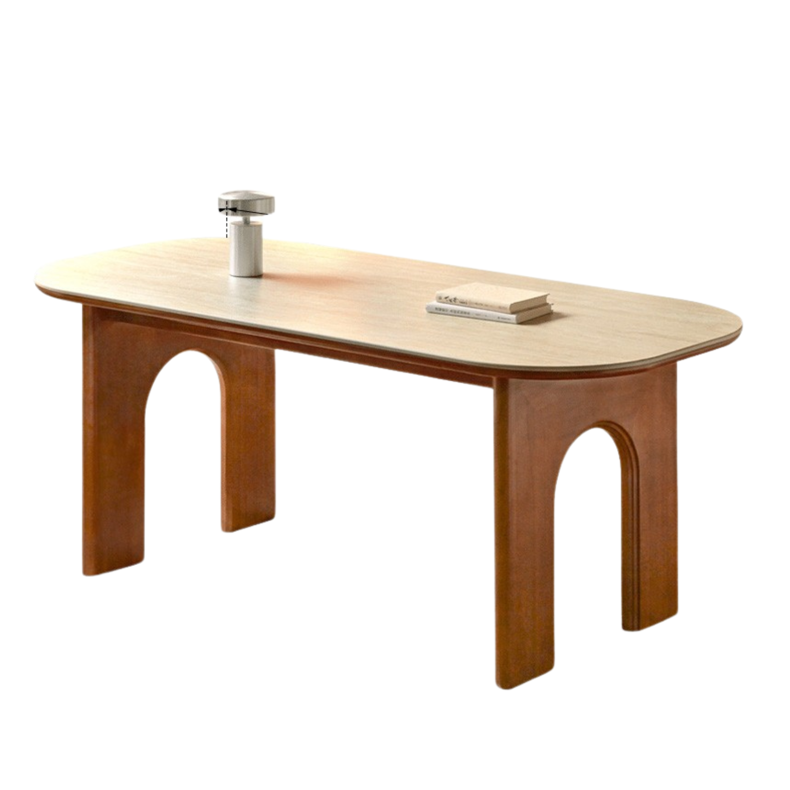 Poplar Solid Wood Rock French Retro Dining Table