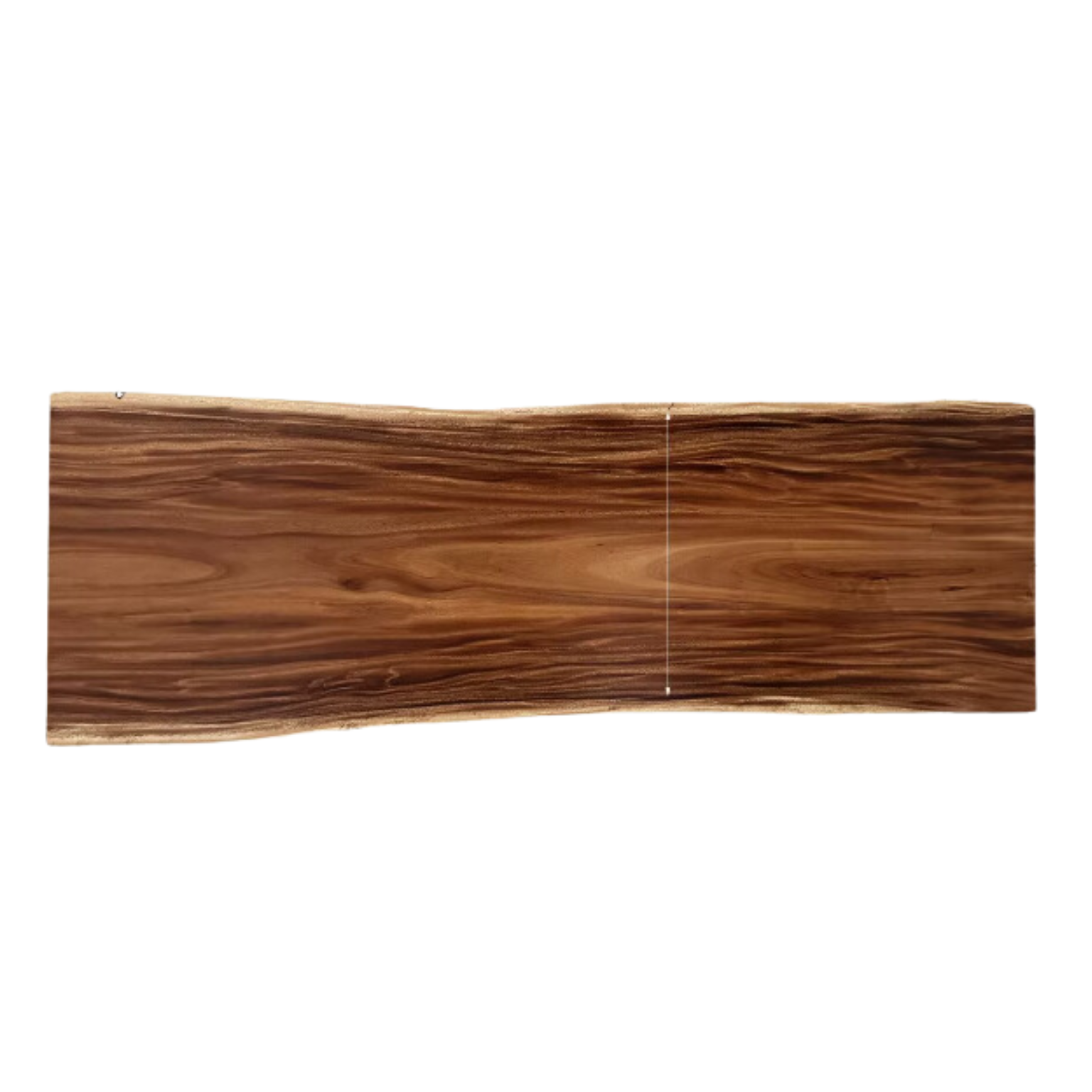 Black Walnut Solid Wood Natural Edge Large Top For Dining Table.