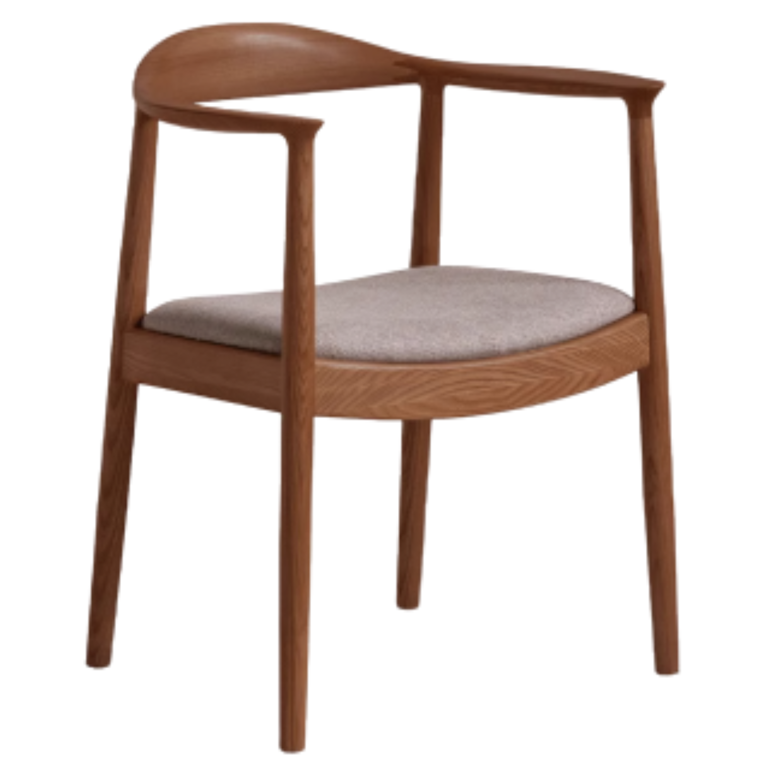 Ash Solid Wood Japanese Presidential Dining Chair