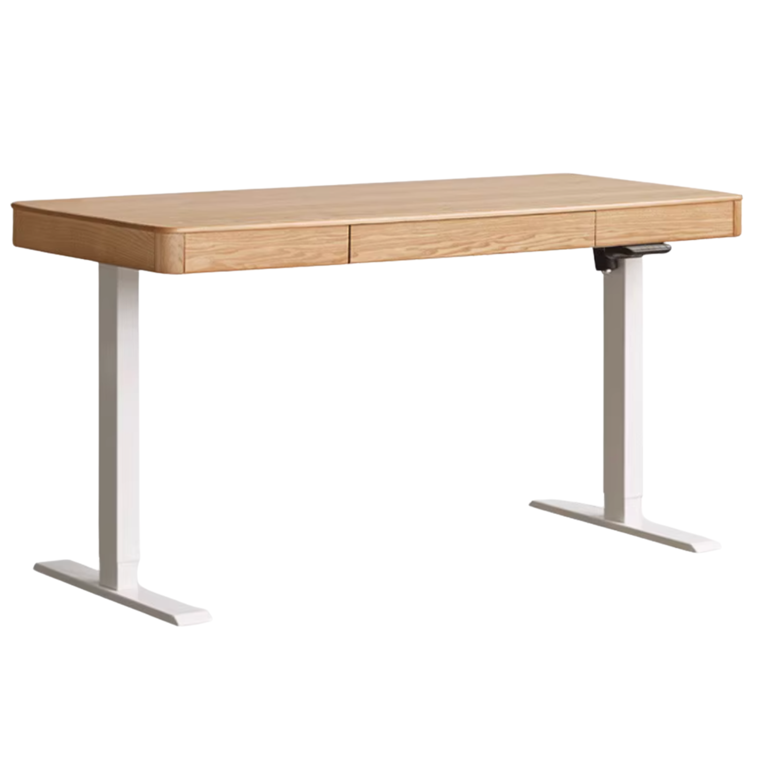 Cherry, Ash, Black Walnut Solid Wood Electric Lift Standing Desk