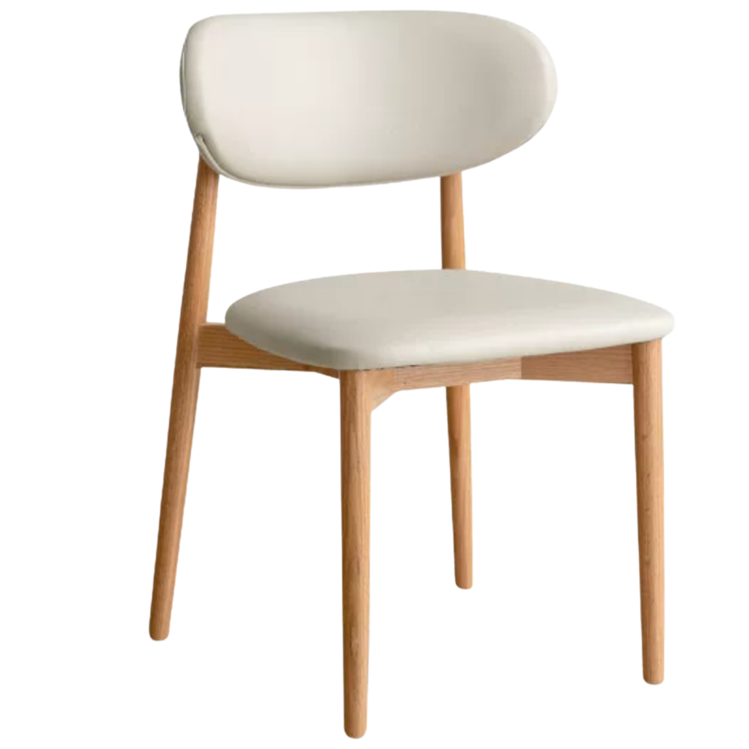 Set 4 pcs Ash, Oak, Cherry Solid Wood Modern Soft Dining Chair