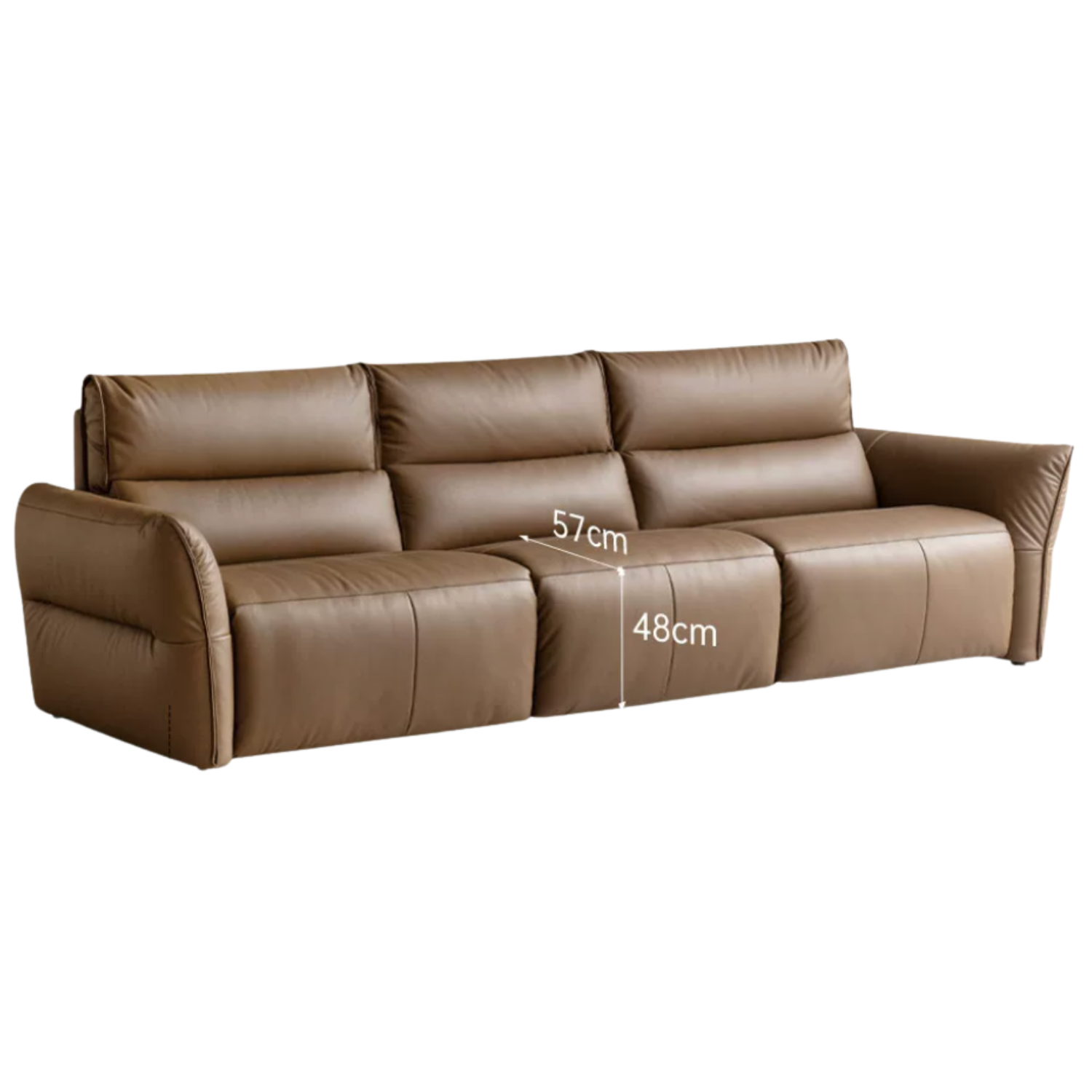 Genuine Leather Electric Luxury High Backrest Sofa