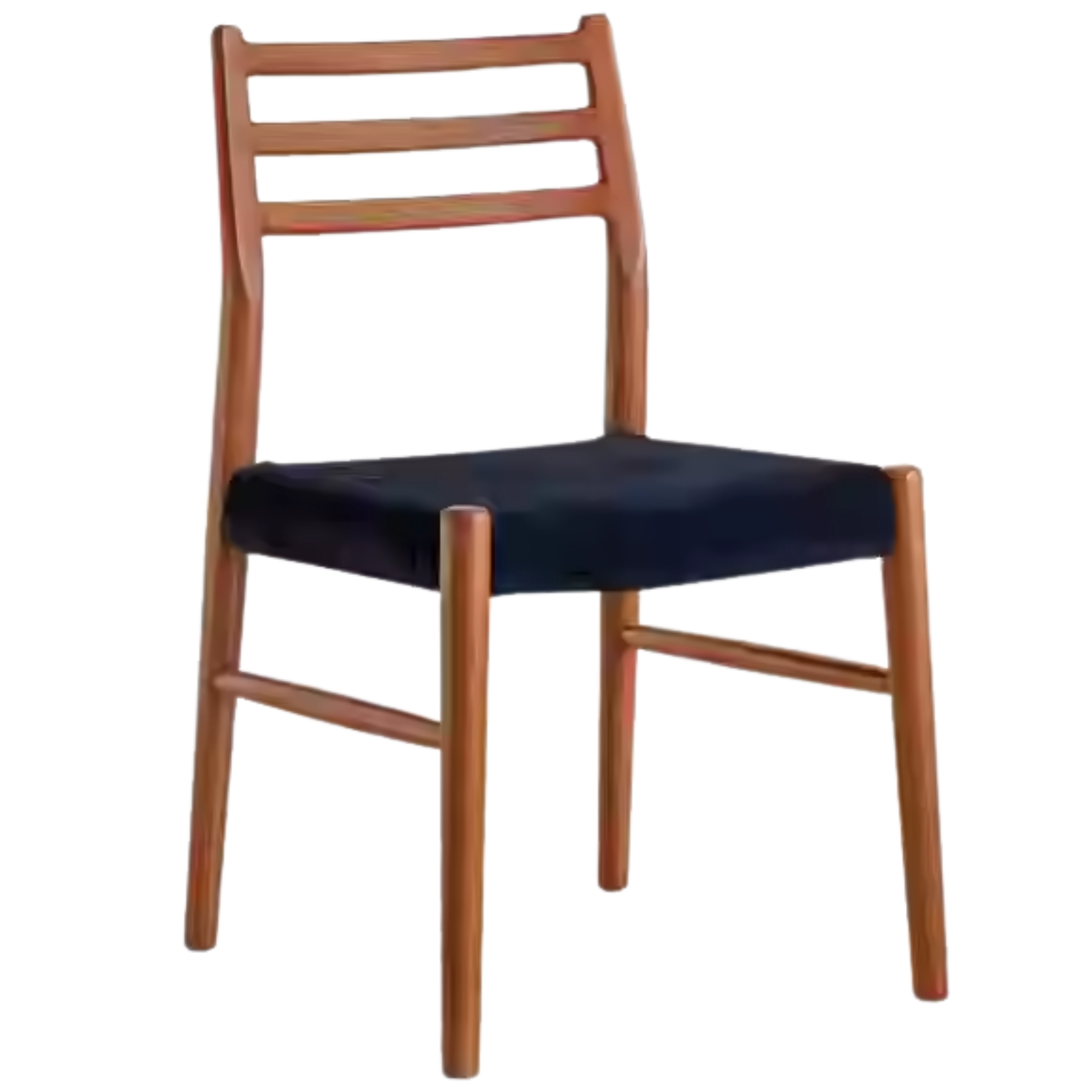 Set 4 pcs Beech Solid Wood Retro Style Dining Chair