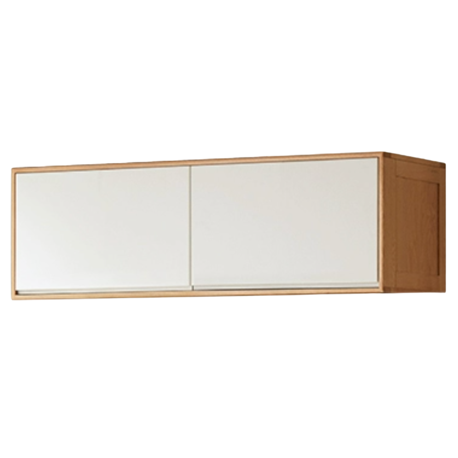 Oak Solid Wood Children's Sliding Door Wardrobe Storage Cabinet