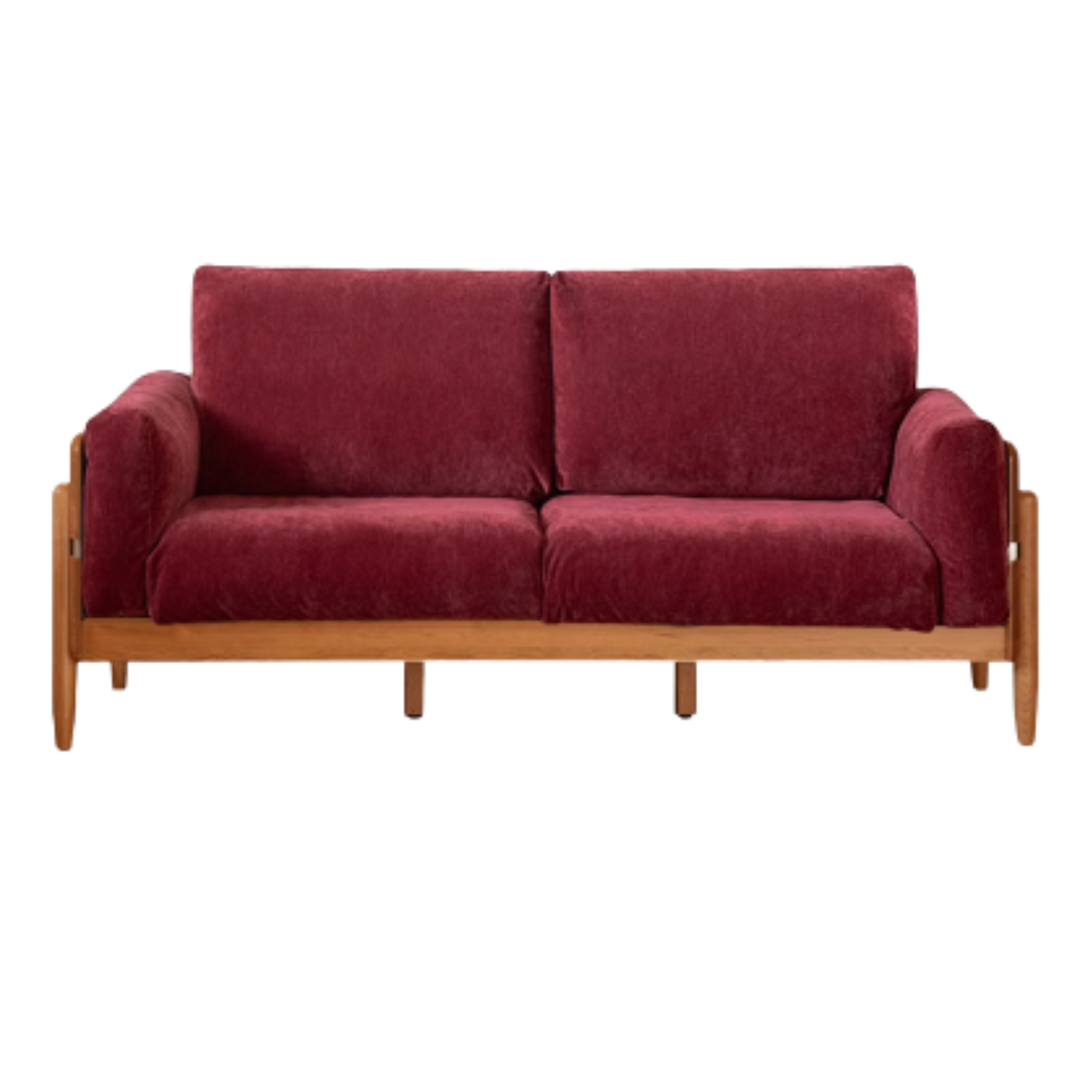 Cherry, Oak Solid Wood Antique Style Sofa.
