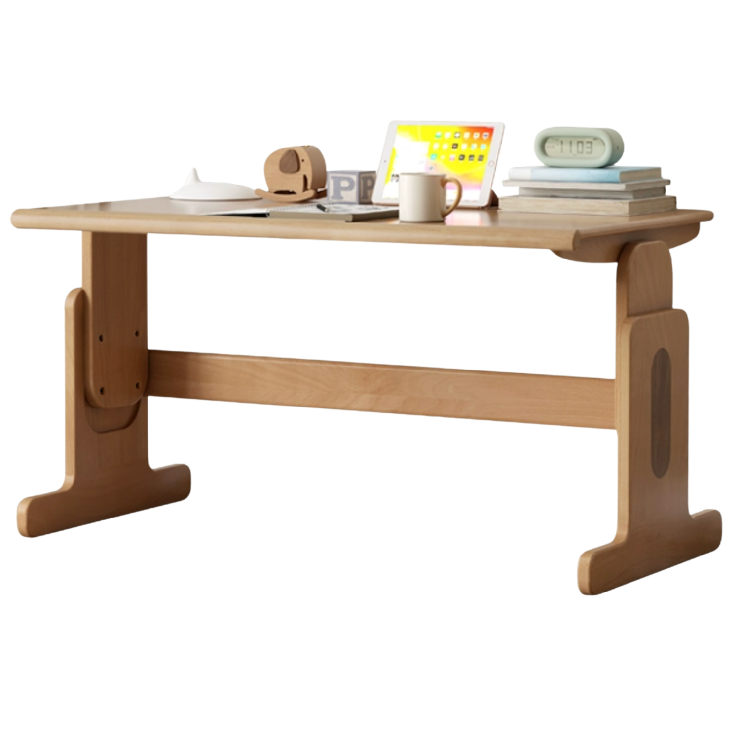 European Beech Solid Wood Liftable Kids Table