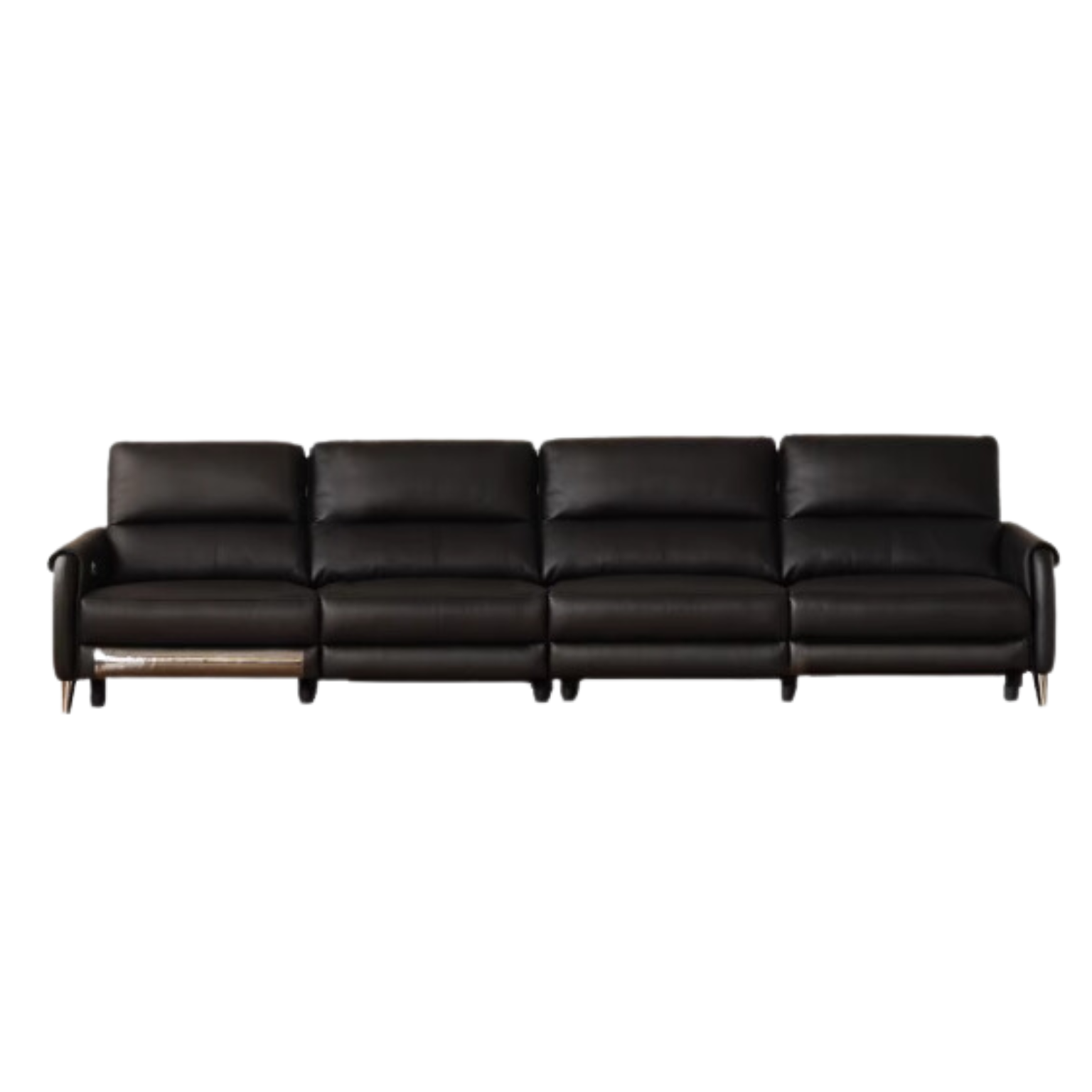 Genuine Leather Zero Wall Multifunctional Electric Sofa, Top Layer Cowhide Sofa.