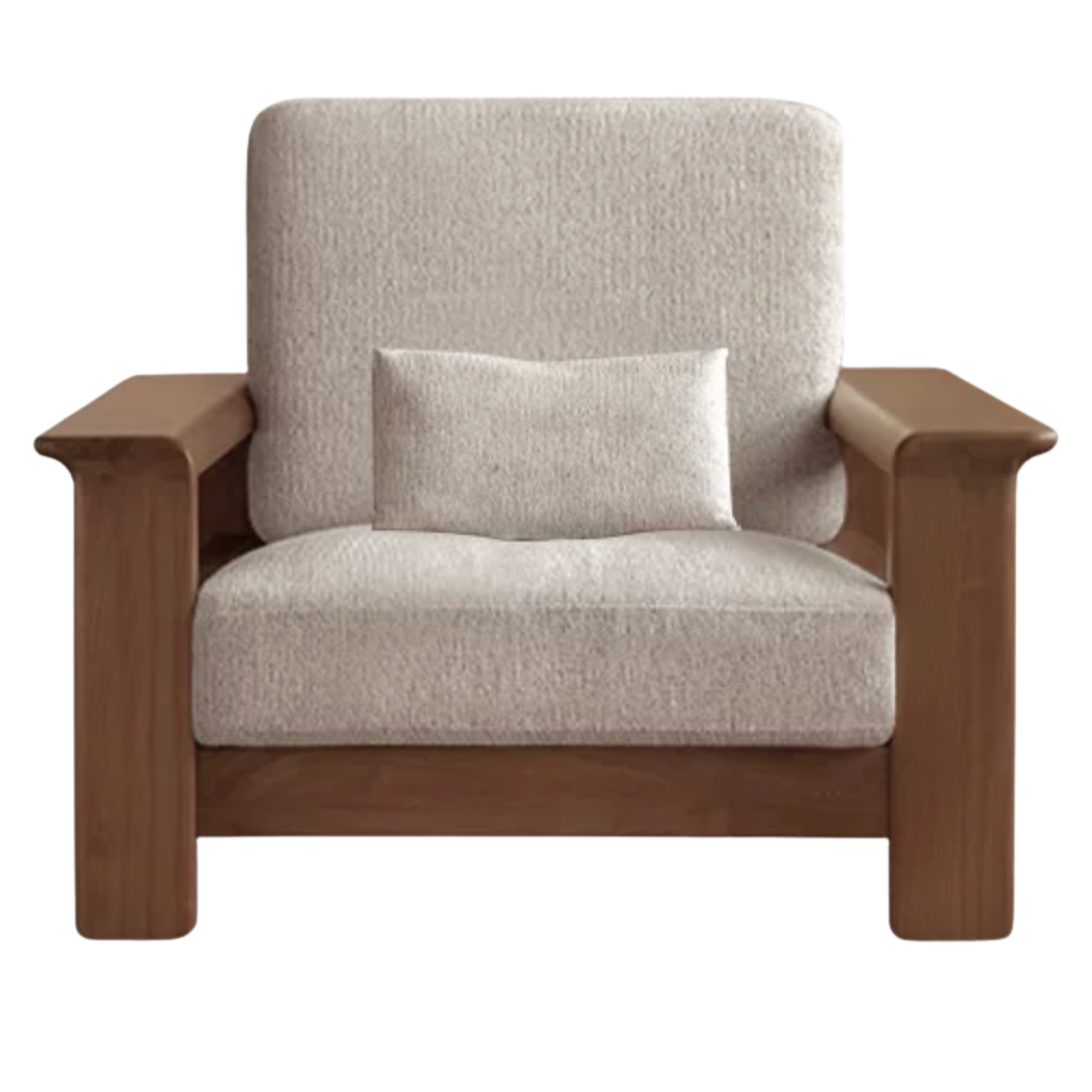 Ash solid Wood Lounge Sofa with Elevated Comfort Design