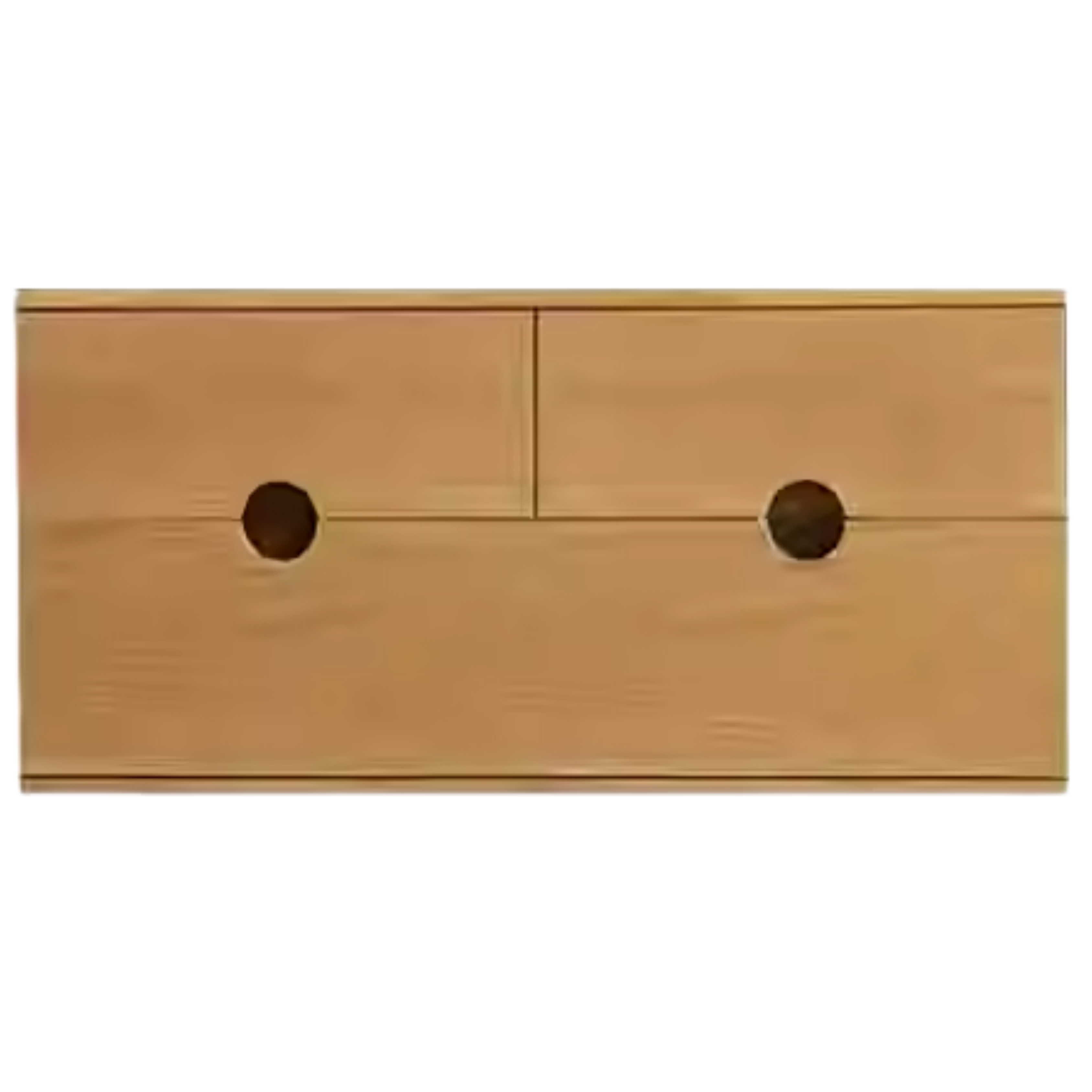 Oak Solid Wood Modern TV Cabinet.