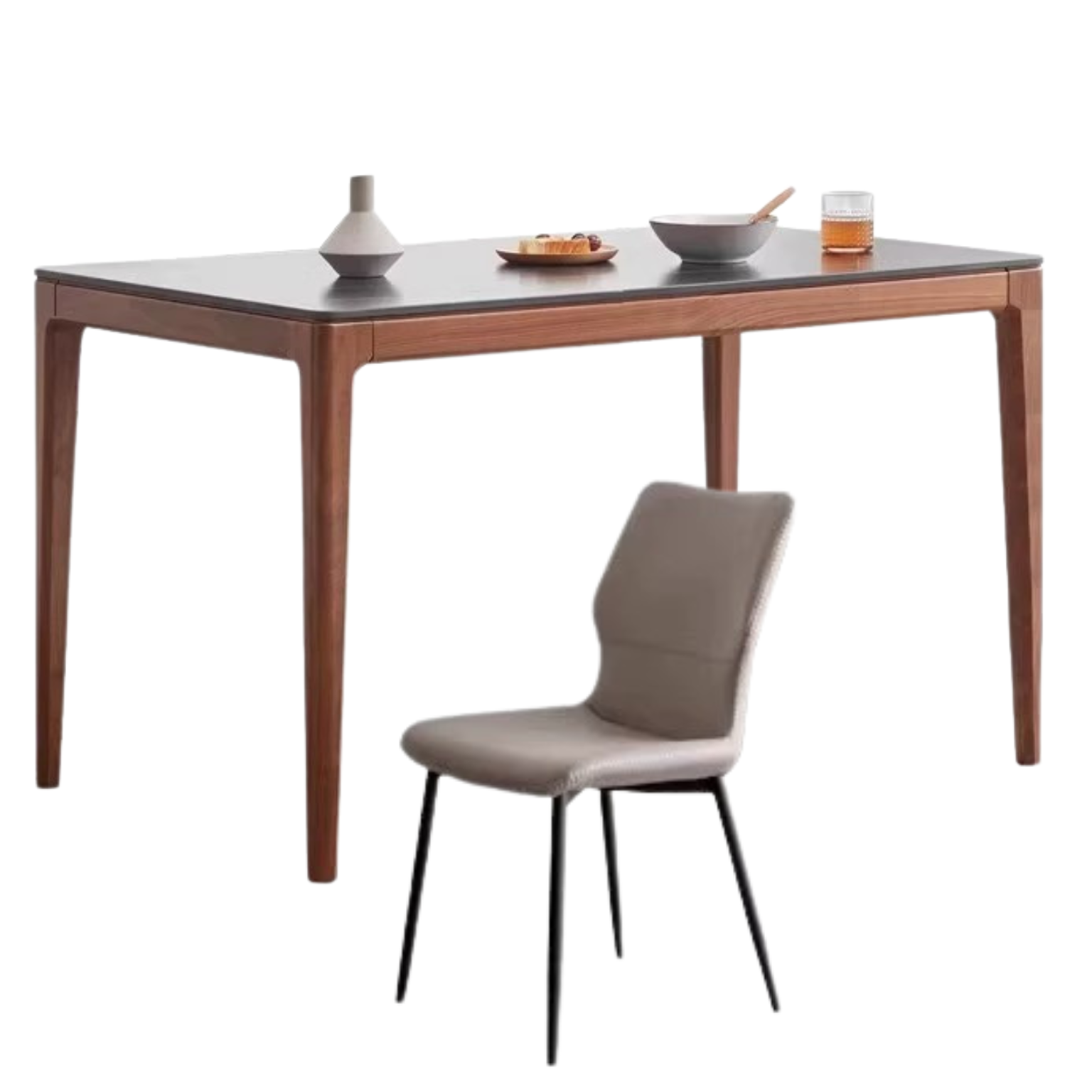 Black Walnut Dining Tables With Slate Top