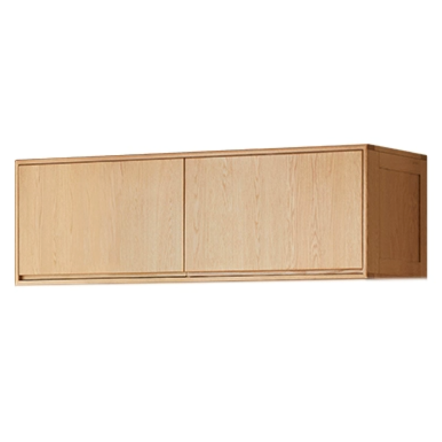 Oak Solid Wood Children's Sliding Door Wardrobe Storage Cabinet