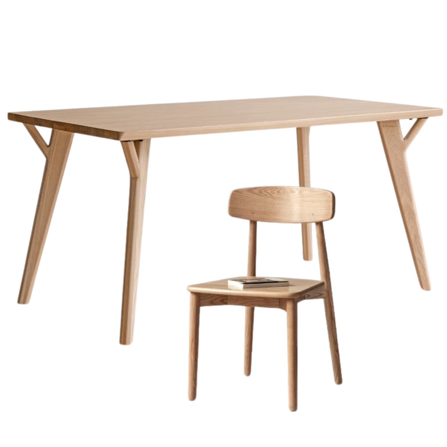 Ash Solid Wood Creative Dining Table