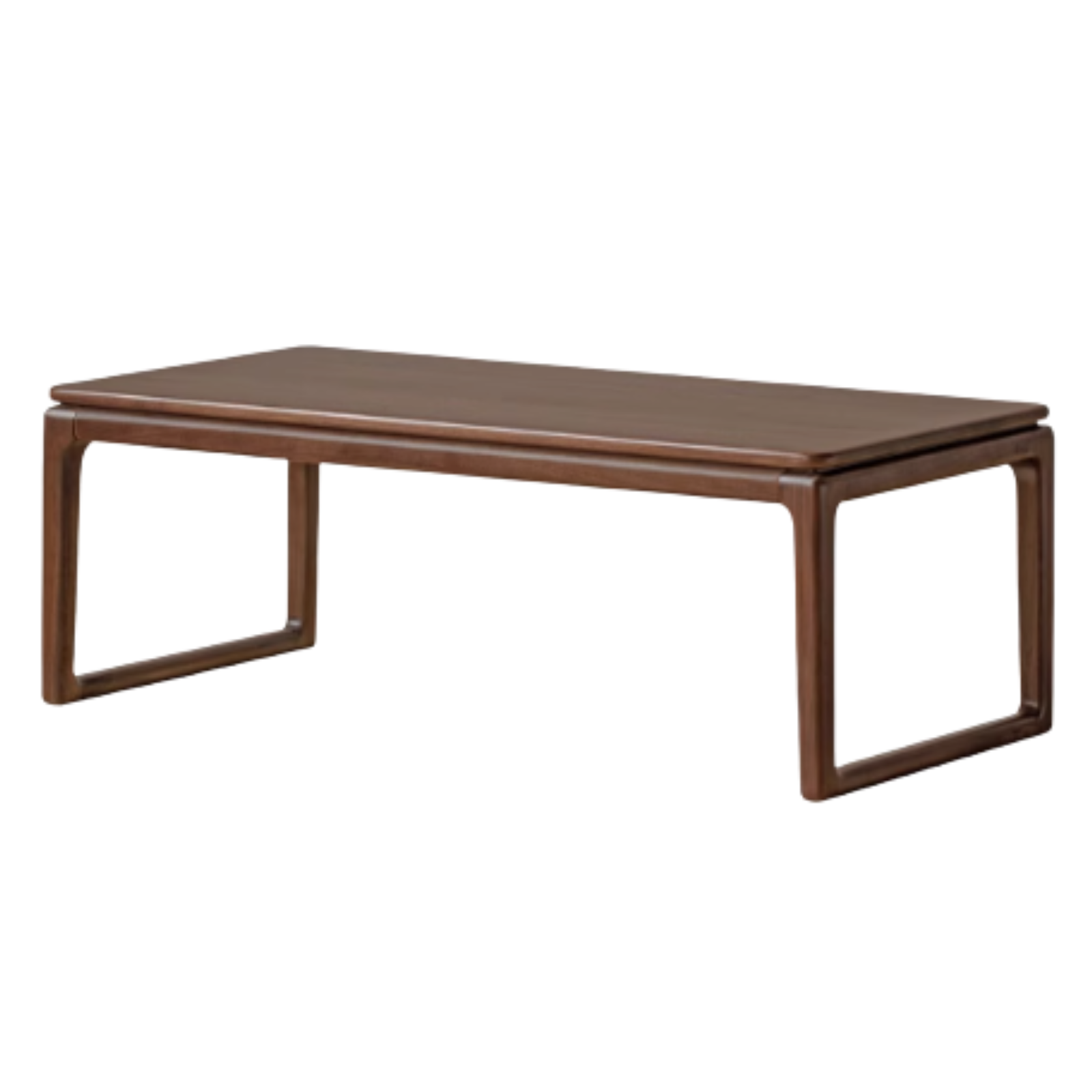 Black Walnut Solid Wood Tatami Small Tea Table.