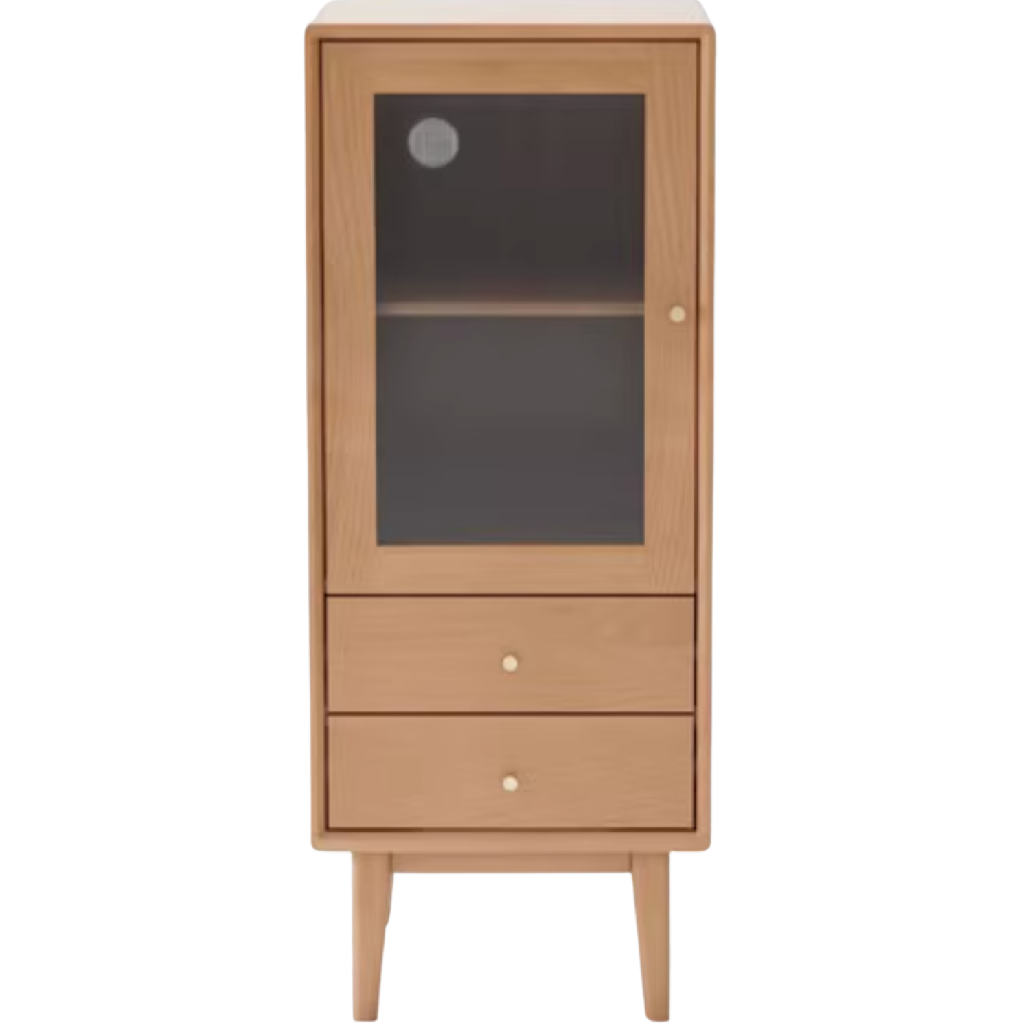 Oak, Beech Solid Wood Nordic Side Cabinet