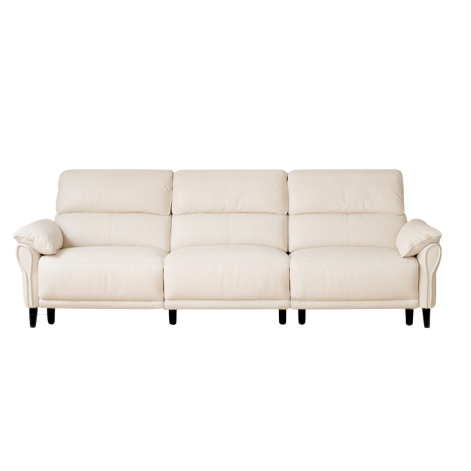 Leather Modern Simple Cowhide Down Sofa.