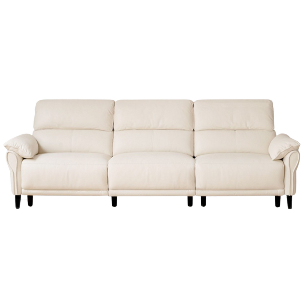 Genuine Leather Modern Zero Wall Power Reclining Sofa