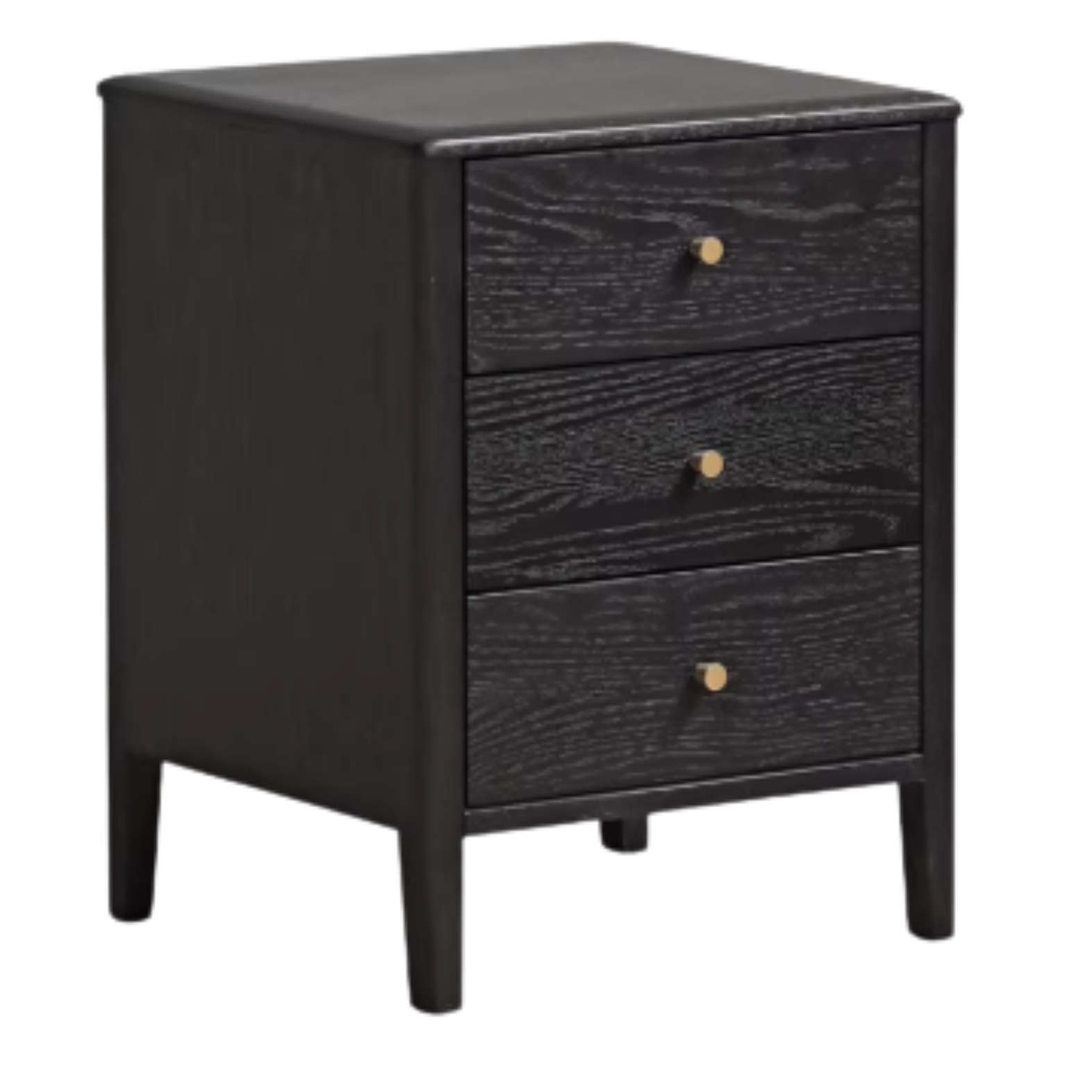 Black Walnut, Oak, Rubberwood Cherry Solid Wood Nightstand