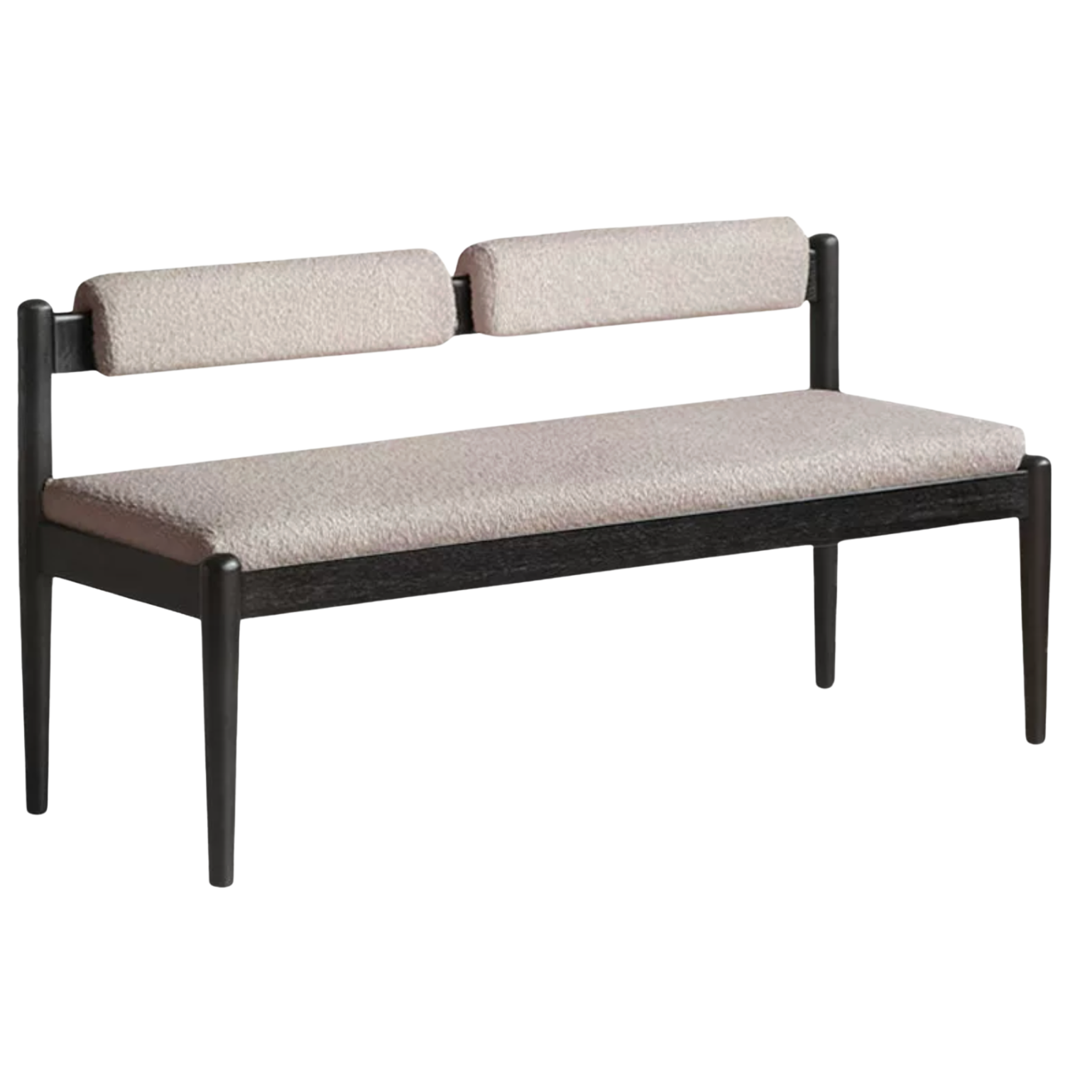 Oak, Ash Solid Wood Bench With Backrest