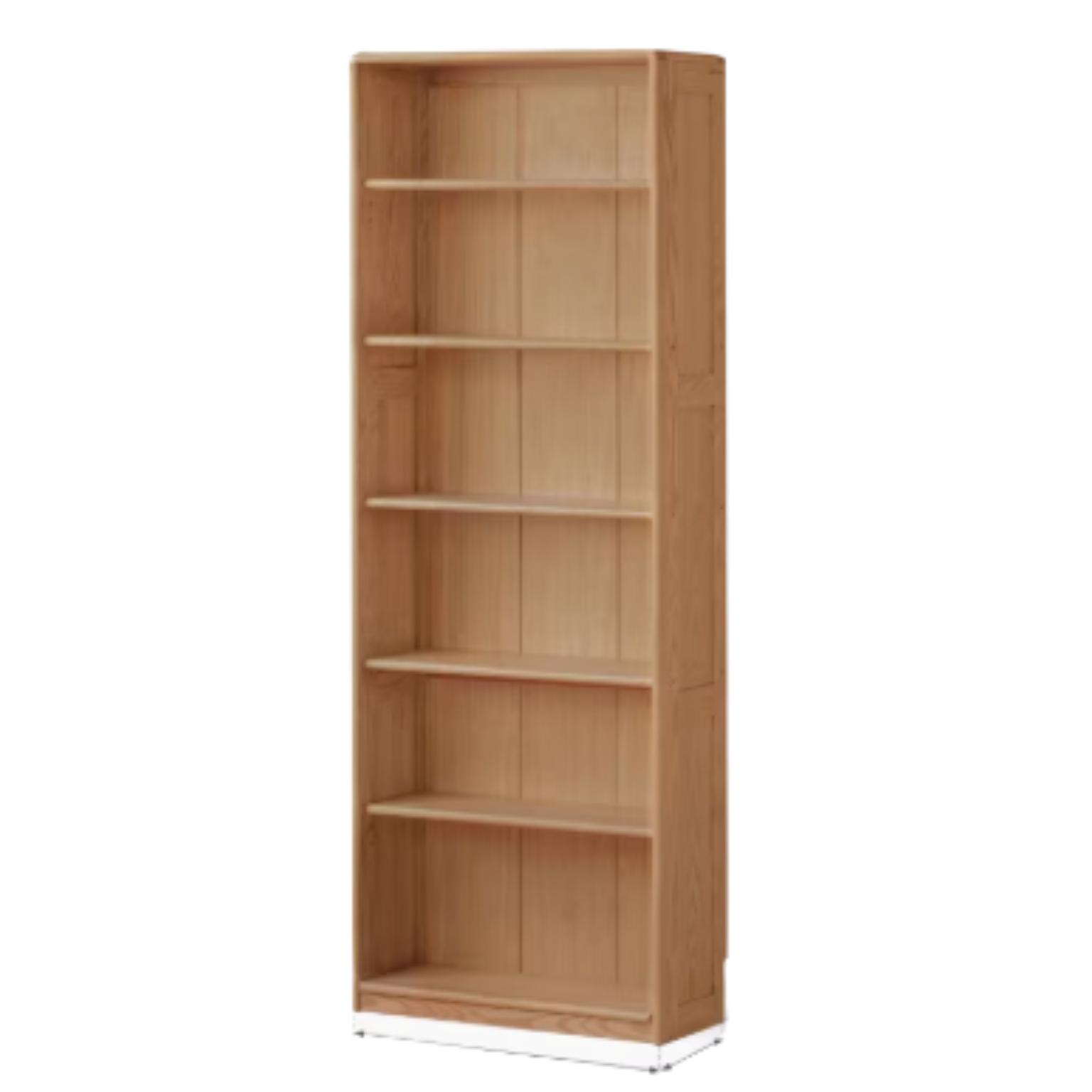 Oak Solid Wood Bookcase Storage Style Floor High