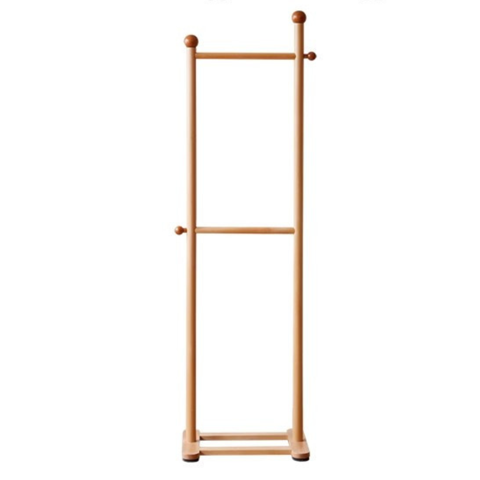 Beech, Oak Solid Wood Coat Rack for Children's Bedroom Clothes Hanger
