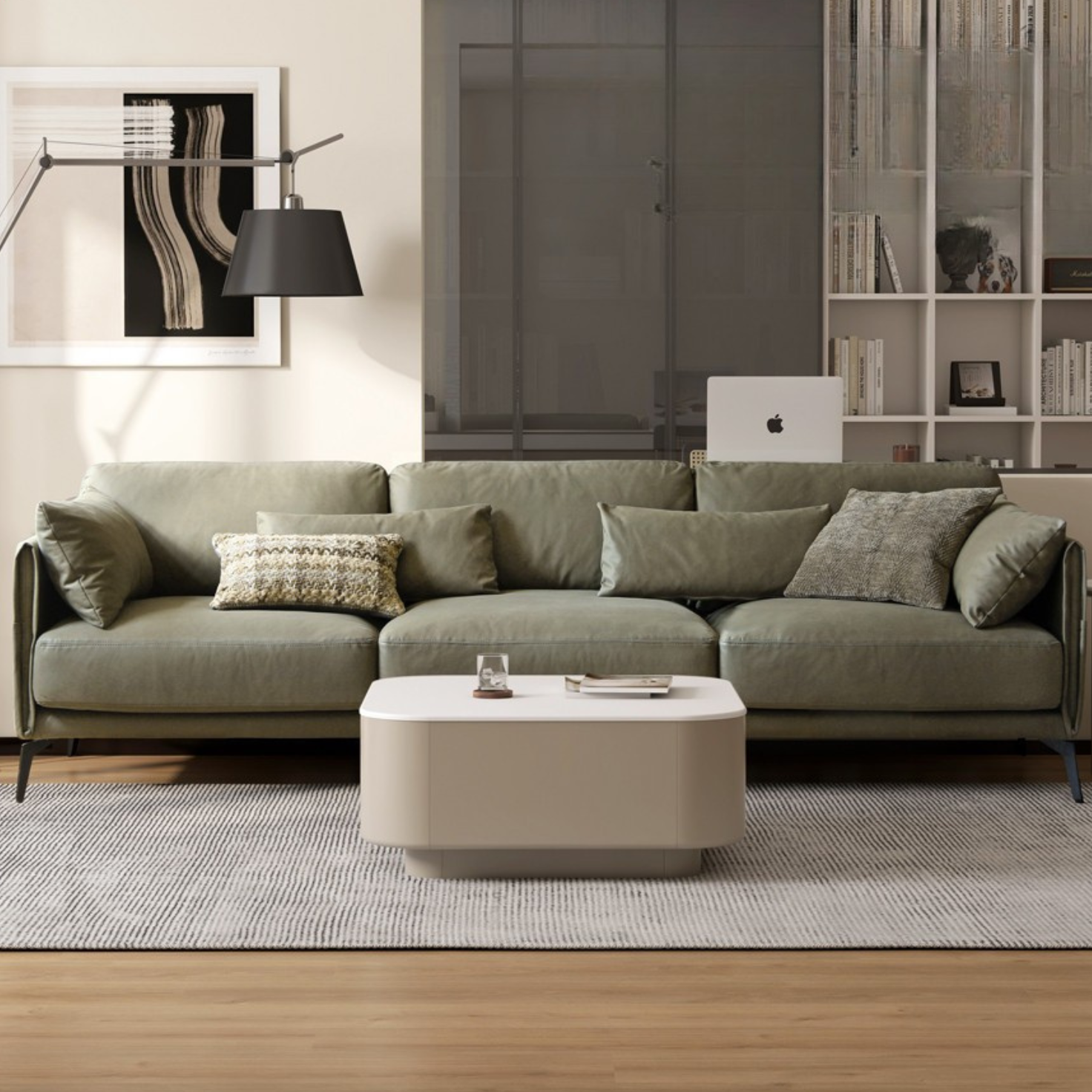 Fabric Light Luxury Technology Sofa.