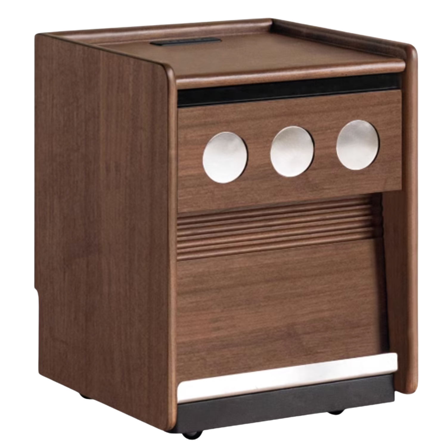 Black Walnut, Cherry, Ash, Sandalwood, Poplar Solid Wood Nightstand