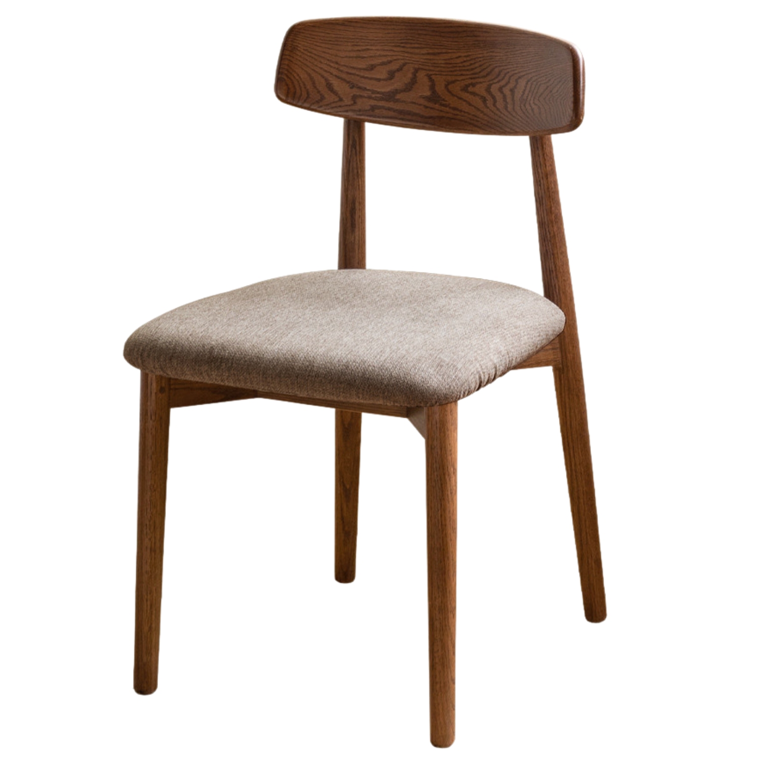 Set 4 pcs Black Walnut, White Ash, Ash, Oak, Cherry, Beech, Solid Rubberwood Dining Chair