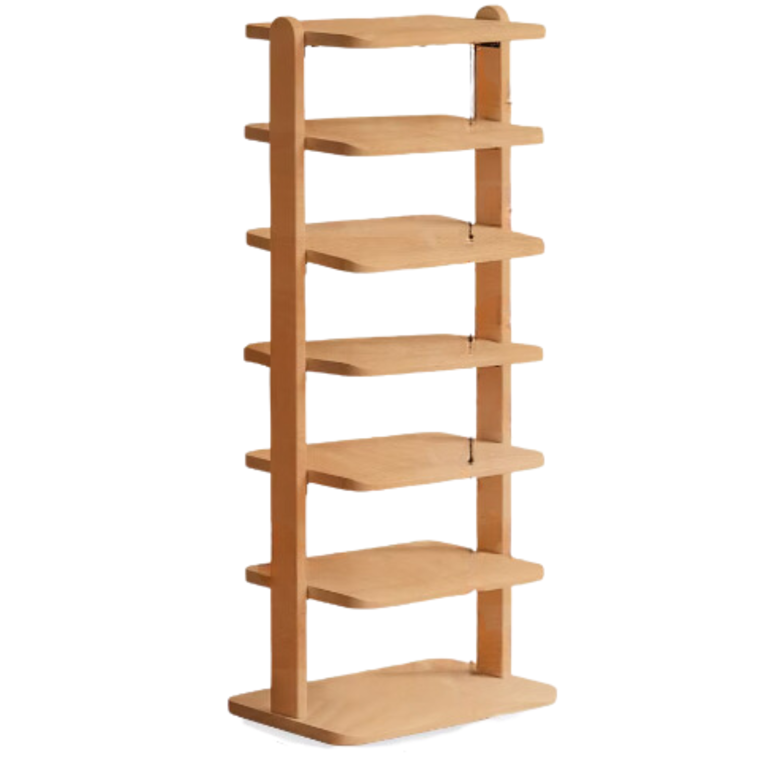 Rubberwood, Beech Solid Wood Narrow Shoe Rack