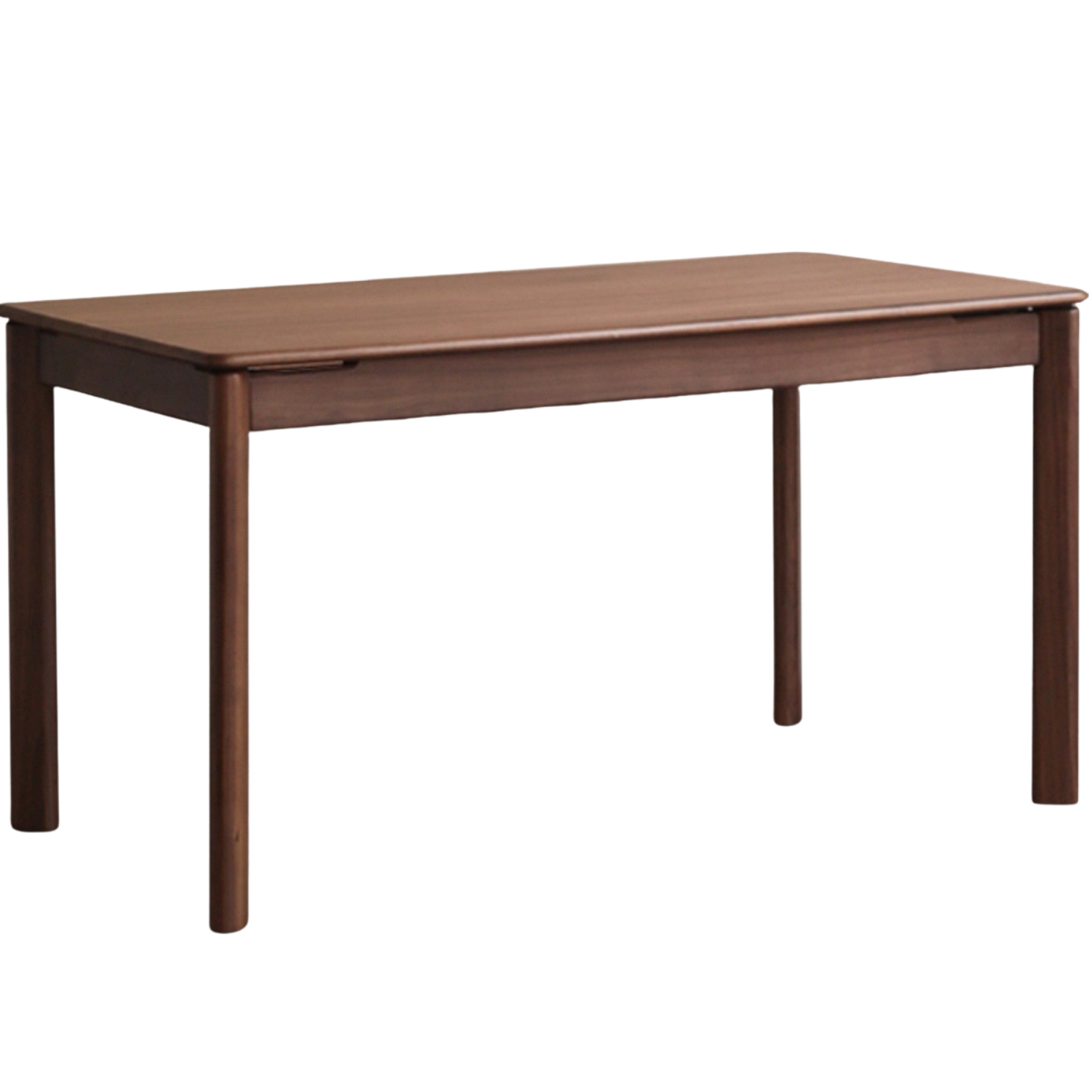 Black Walnut, Sandalwood, Ash Solid, Golden Pear Wood Modern Rectangular Table