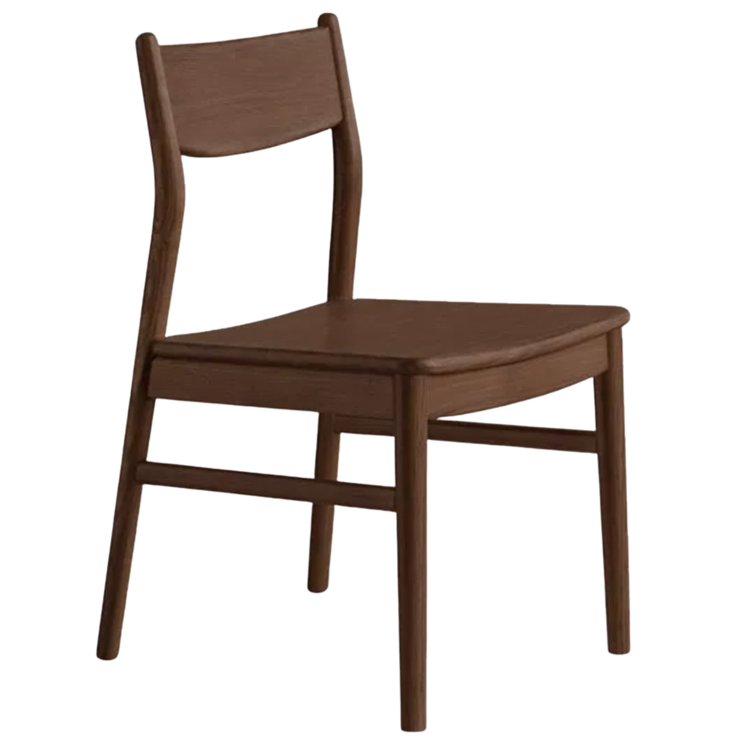 Set 4 Pcs Black Walnut, Ash, Oak, White Oak, Beech, Golden Pear, Sandalwood Solid Wood Dining Chair